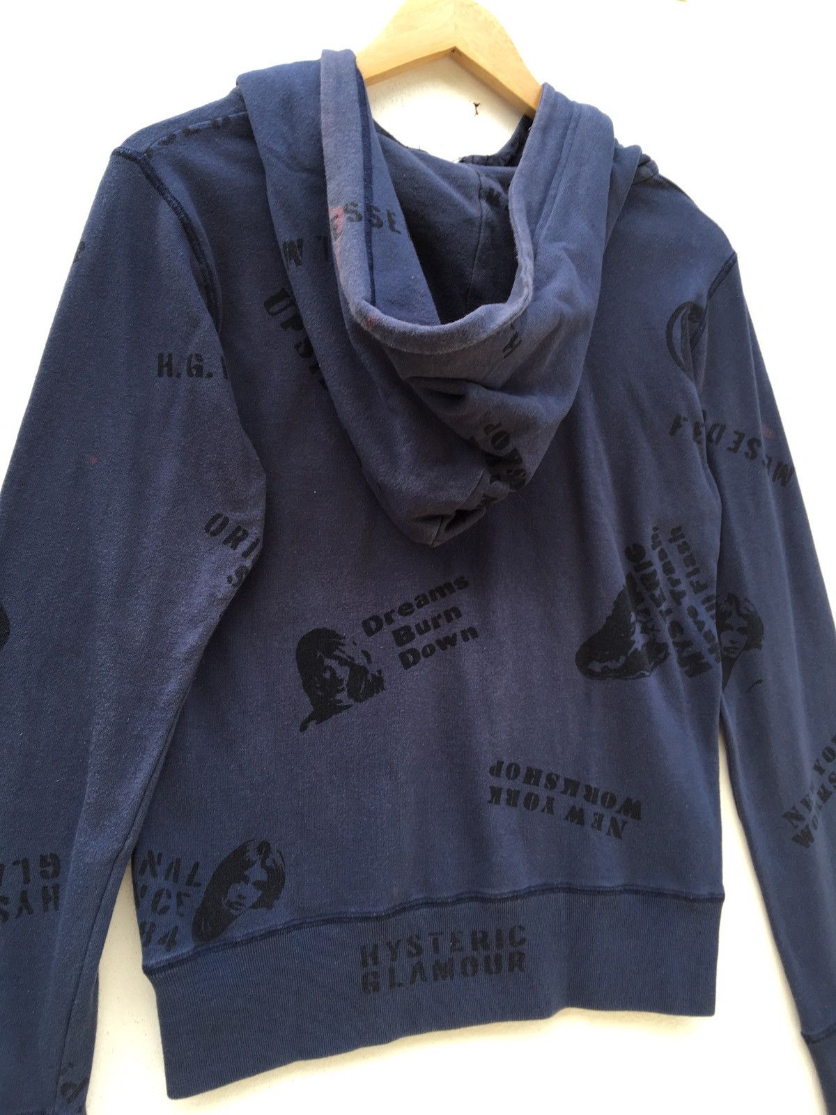 Hysteric Glamour Vintage Rare Hysteric Glamour Half Zip Up Hoodie Size US XS / EU 42 / 0 - 19 Thumbnail