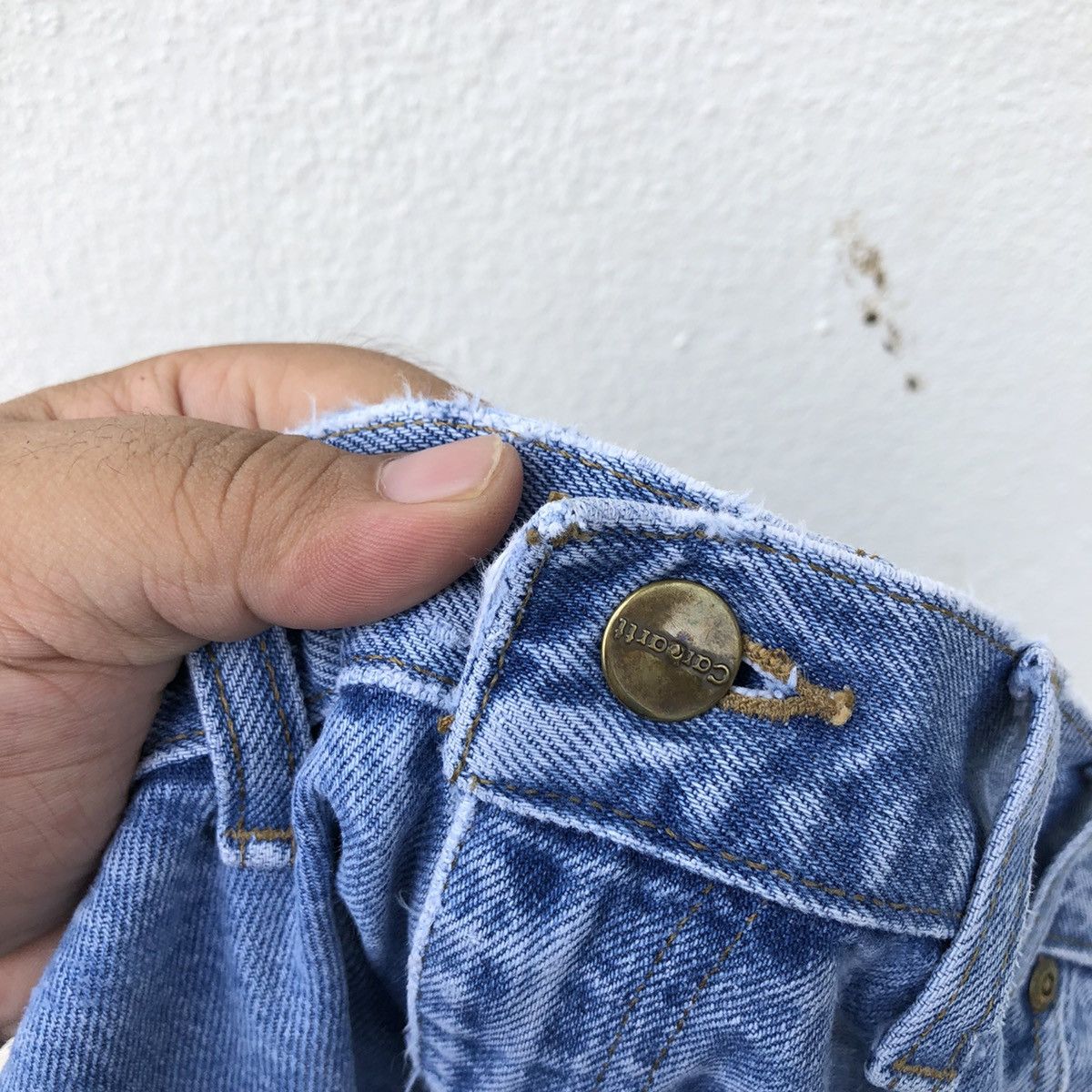 Carhartt VINTAGE CARHARTT DISTRESSED DENIM Size US 43 - 8 Thumbnail