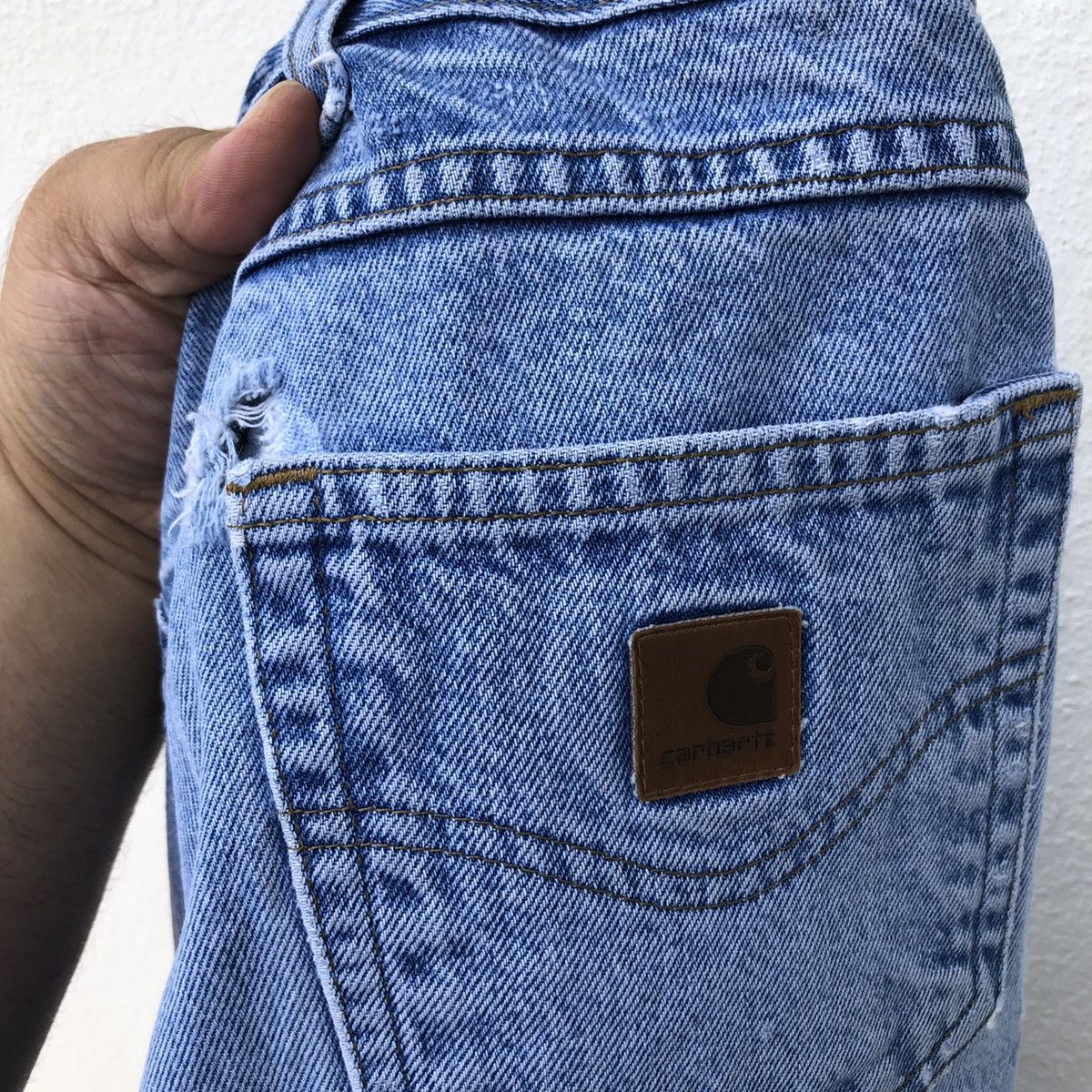 Carhartt VINTAGE CARHARTT DISTRESSED DENIM Size US 43 - 7 Thumbnail