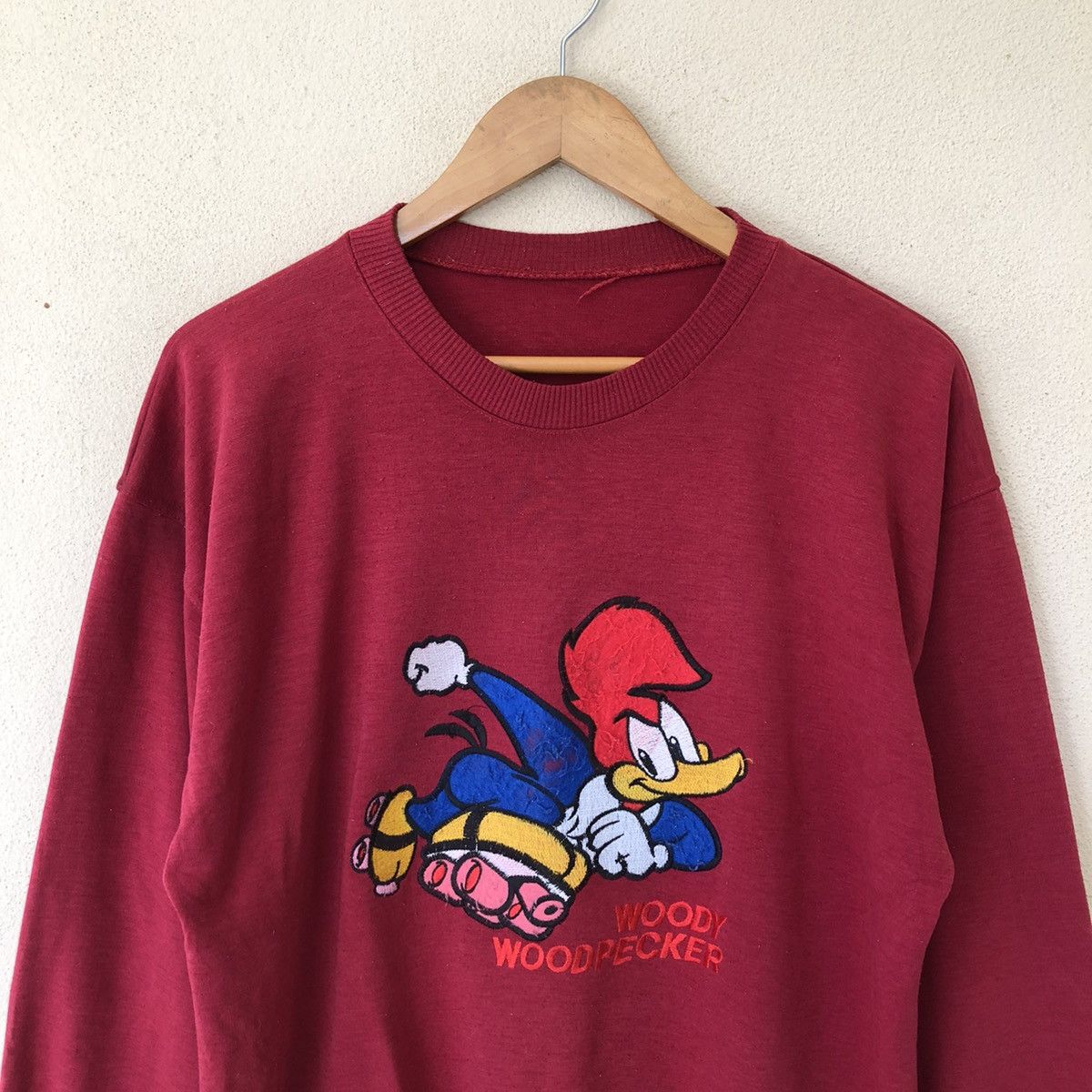 Cartoon Network VINTAGE WOODY WOODPECKER SWEATSHIRT BIG LOGO STREET FASHION Size US M / EU 48-50 / 2 - 3 Thumbnail