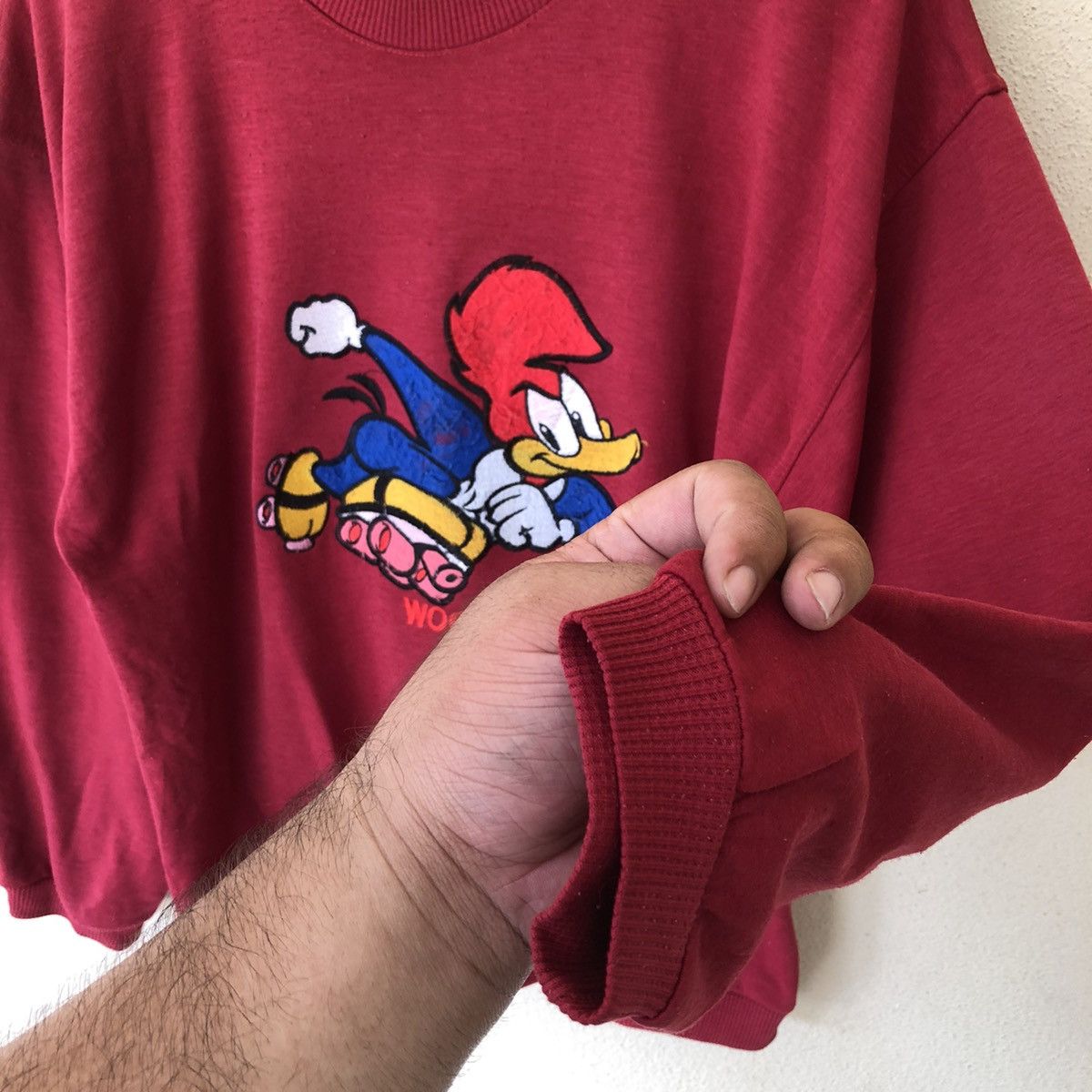 Cartoon Network VINTAGE WOODY WOODPECKER SWEATSHIRT BIG LOGO STREET FASHION Size US M / EU 48-50 / 2 - 6 Thumbnail
