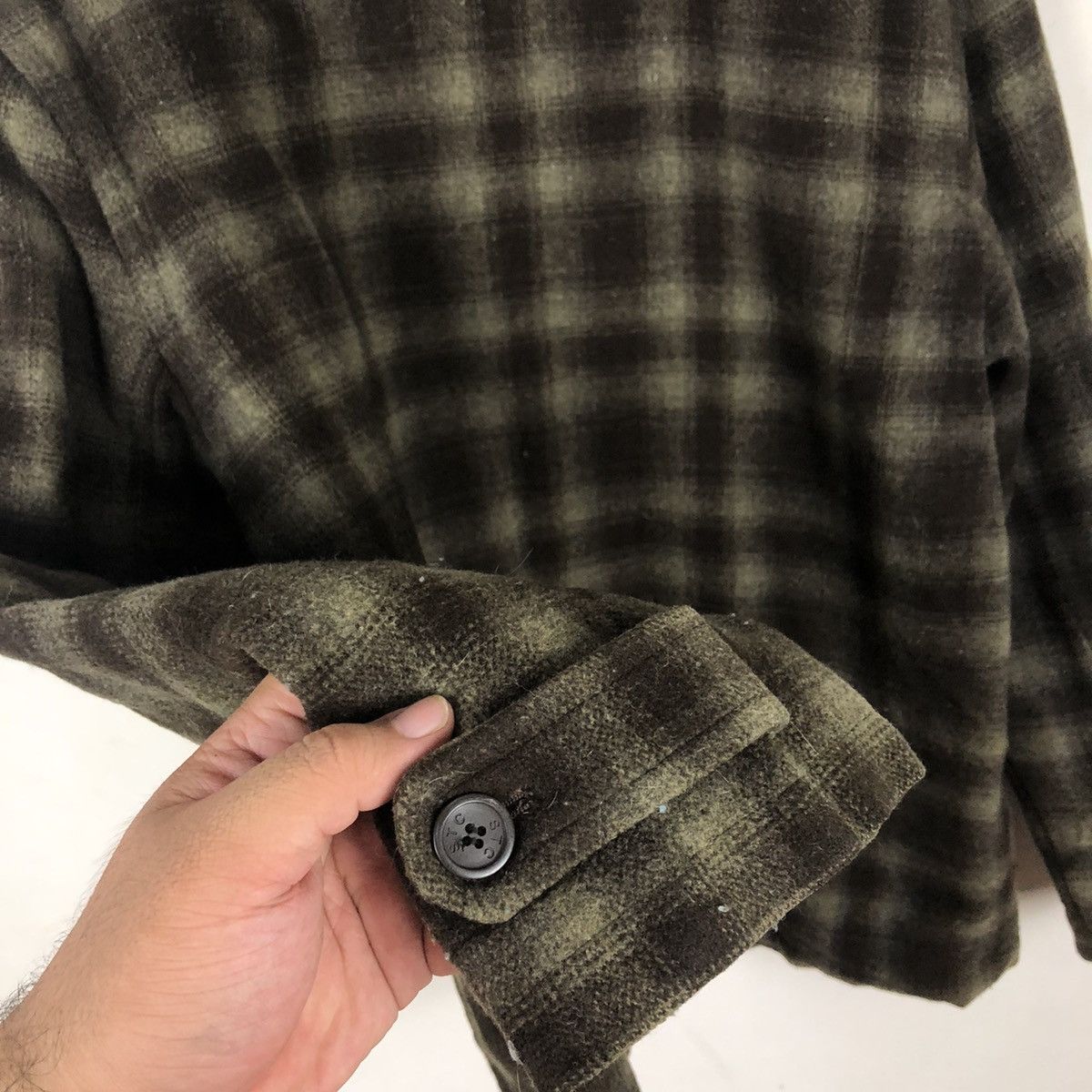 Flannel SAINT-SAENS TARTAN DESIGN ZIPPER FLANNEL JACKET Size US L / EU 52-54 / 3 - 8 Thumbnail
