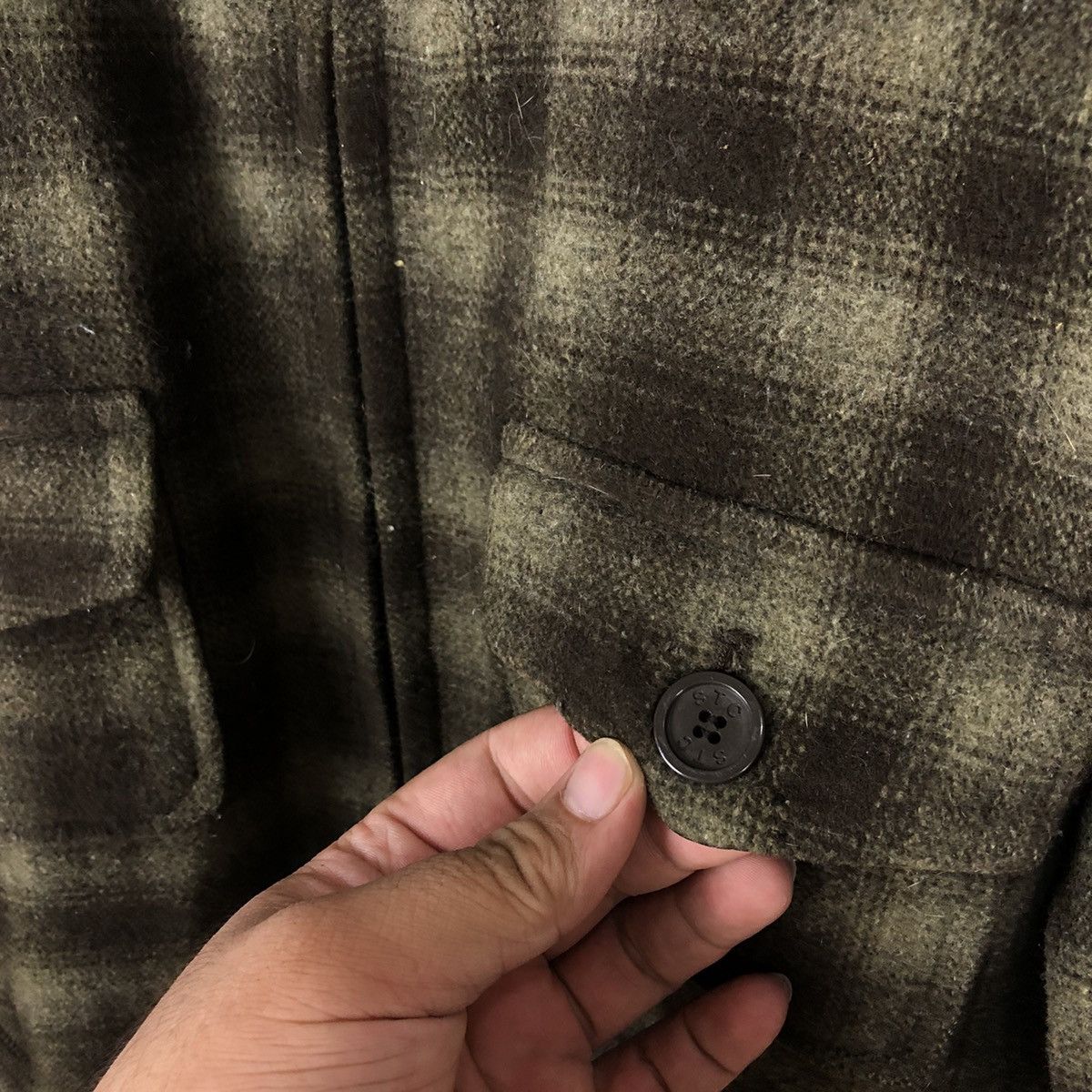 Flannel SAINT-SAENS TARTAN DESIGN ZIPPER FLANNEL JACKET Size US L / EU 52-54 / 3 - 6 Thumbnail