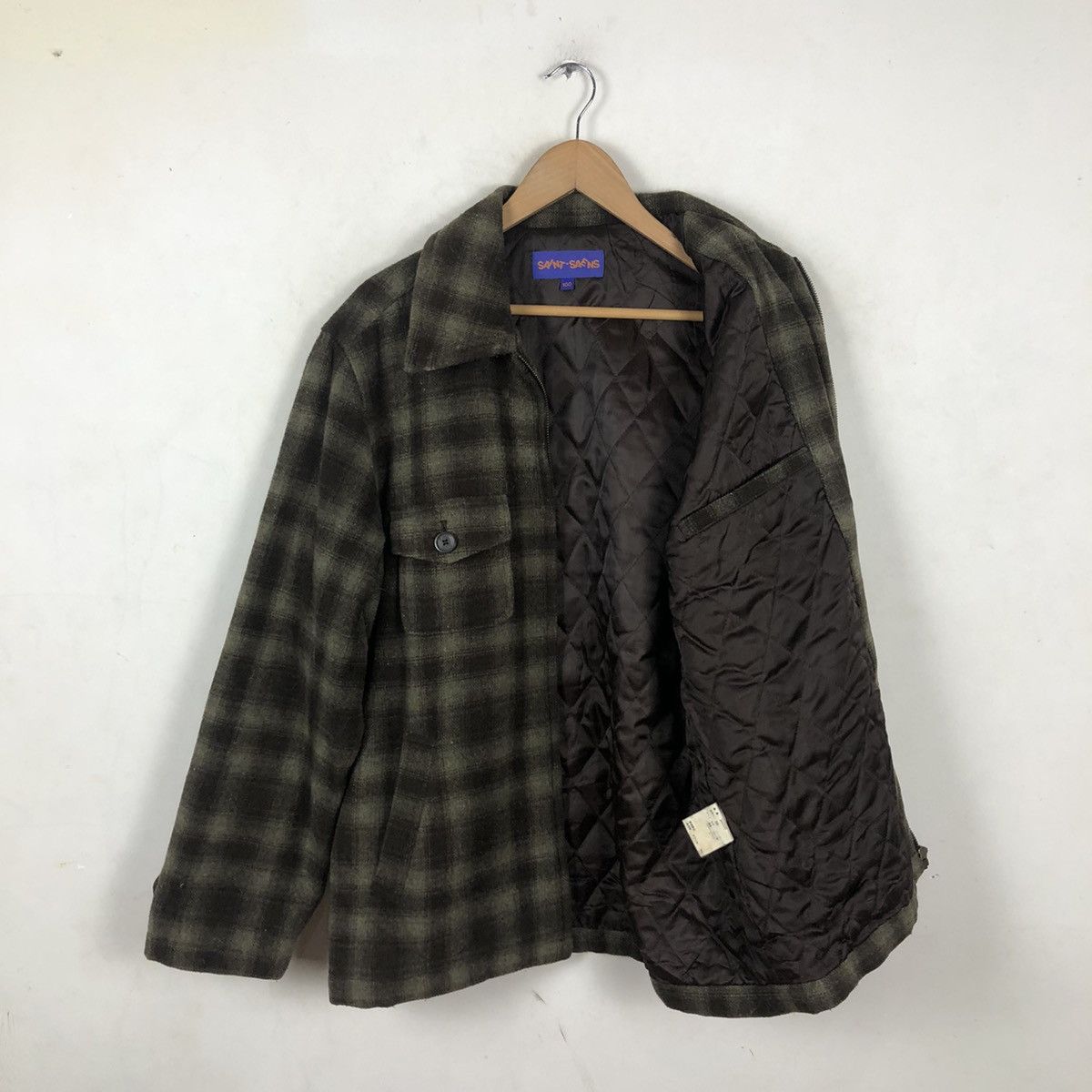 Flannel SAINT-SAENS TARTAN DESIGN ZIPPER FLANNEL JACKET Size US L / EU 52-54 / 3 - 9 Thumbnail