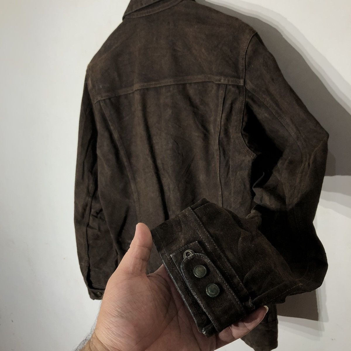 Japanese Brand Radmess Men's BIGI Parachute Biker Leather Jacket Size US L / EU 52-54 / 3 - 9 Thumbnail