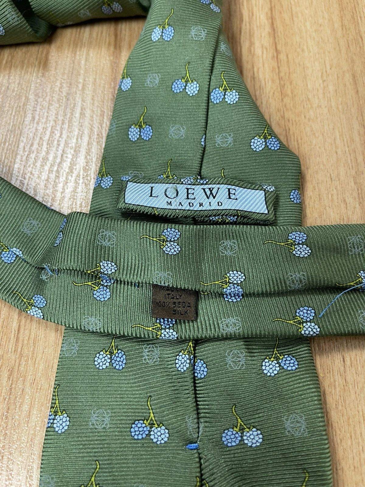 Loewe × Vintage 🔥NEED GONE NOW❌Nice LOEWE Vintage Silk Tie Size ONE SIZE - 2 Thumbnail