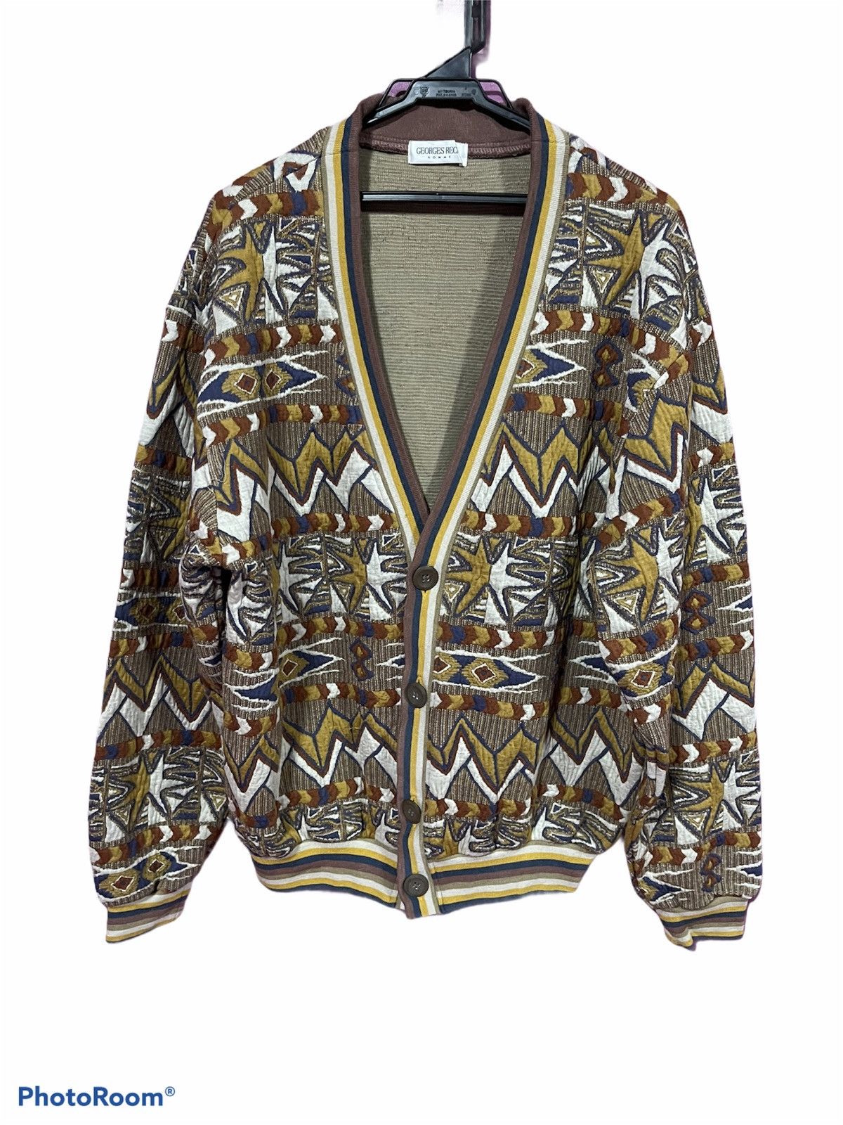 Japanese Brand GEORES RECH HOMME MULTICALOUR JACKET JAPAN Size US M / EU 48-50 / 2 - 1 Thumbnail