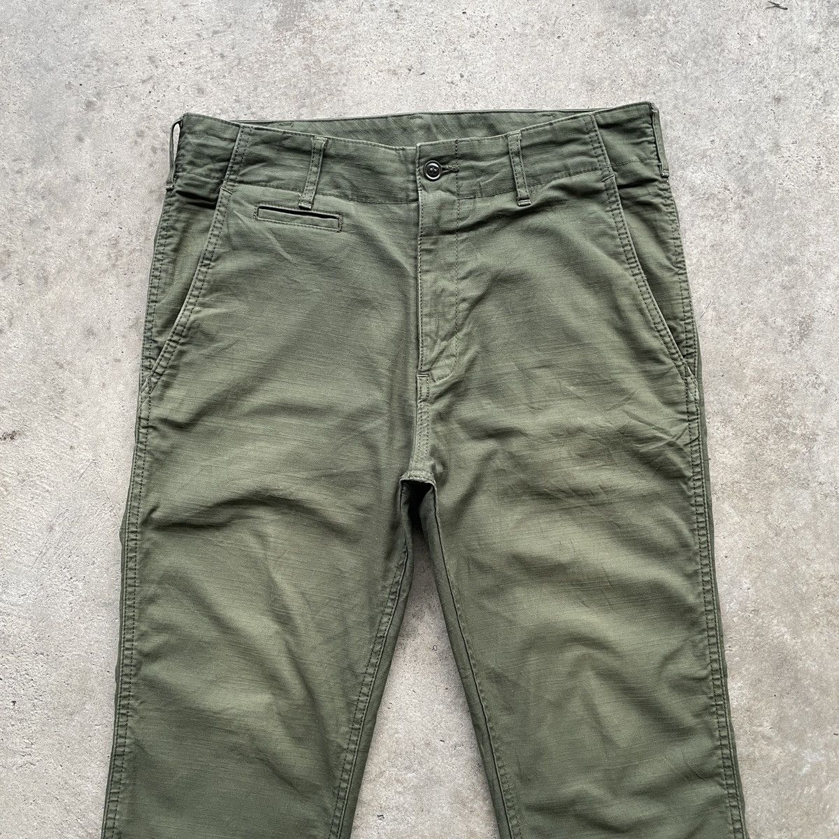 Japanese Brand Vintage Ship Jet Blue Trousers Green Casual Pants W30 Size US 30 / EU 46 - 3 Thumbnail