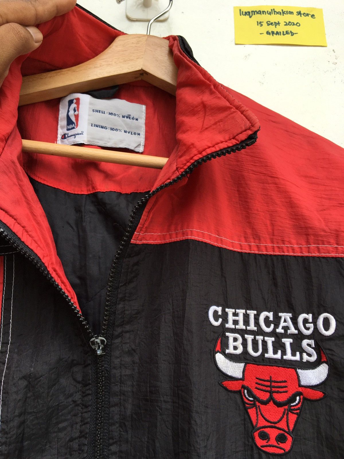 NBA Vintage Chicago Bulls NBA Windbreaker Size US M / EU 48-50 / 2 - 11 Thumbnail