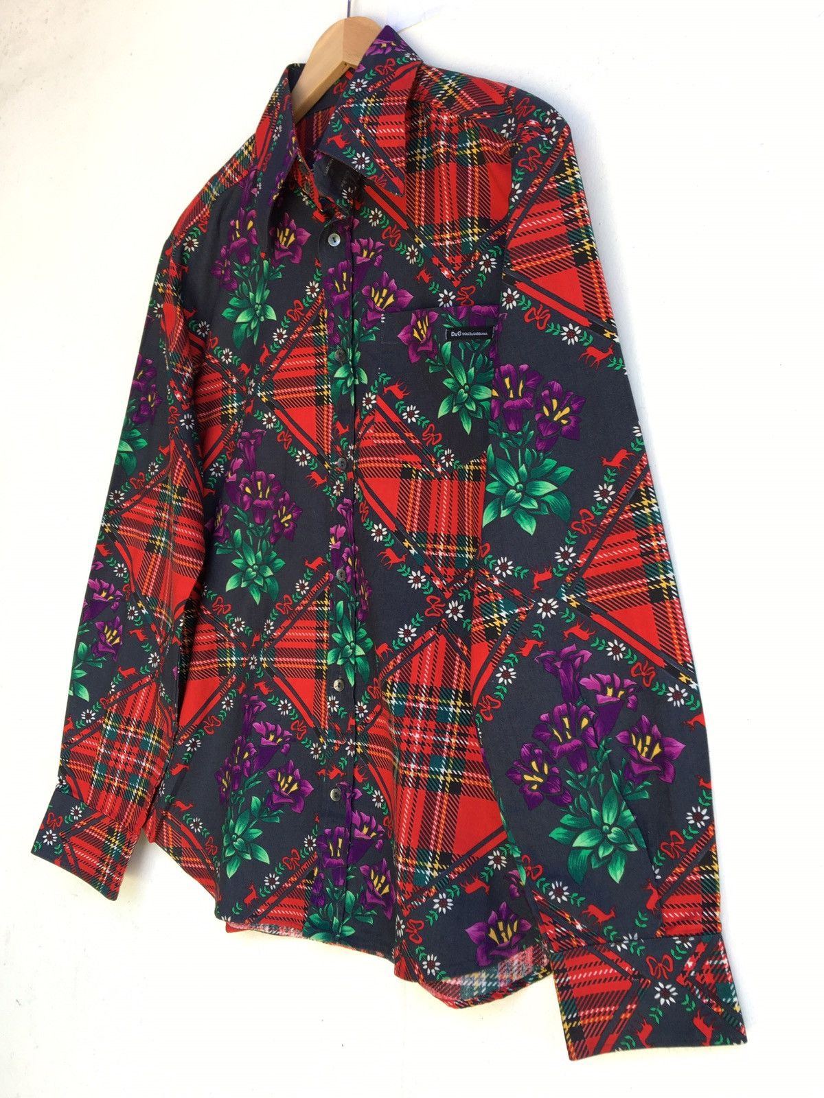 Dolce & Gabbana Dolce & Gabbana Floral Buttons Long sleeve Shirt Size US M / EU 48-50 / 2 - 4 Thumbnail