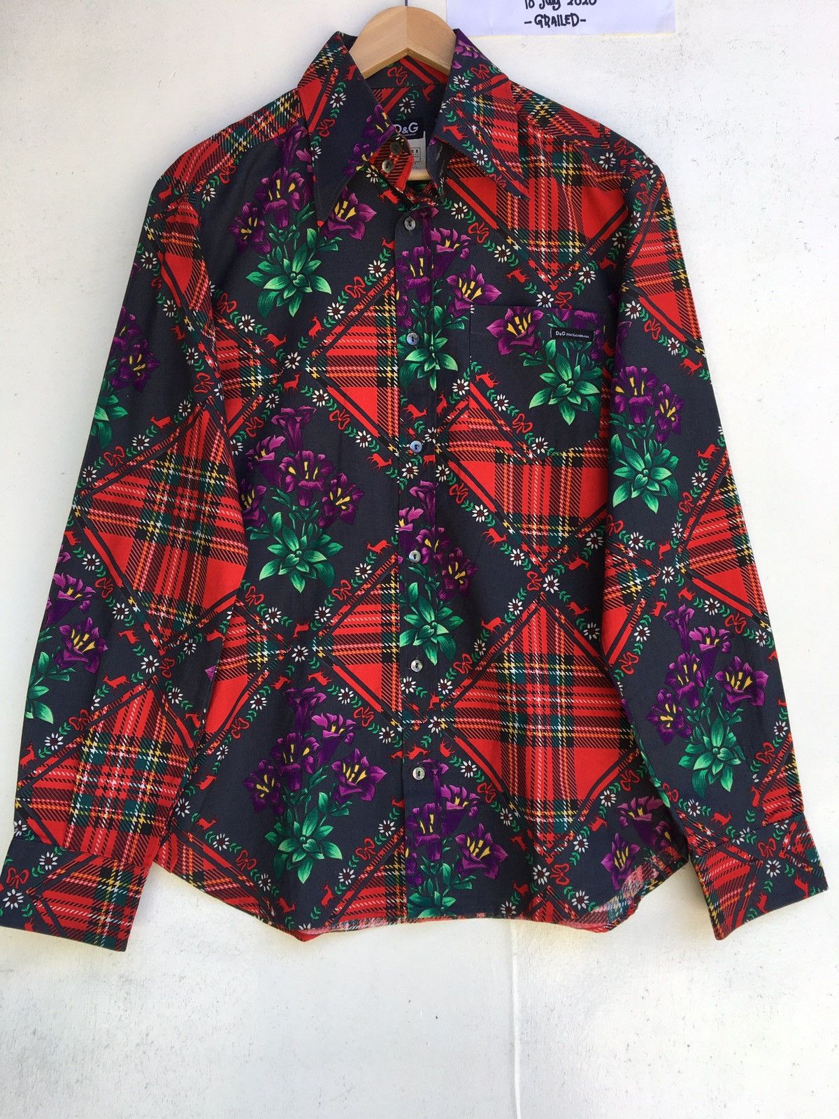 Dolce & Gabbana Dolce & Gabbana Floral Buttons Long sleeve Shirt Size US M / EU 48-50 / 2 - 5 Thumbnail