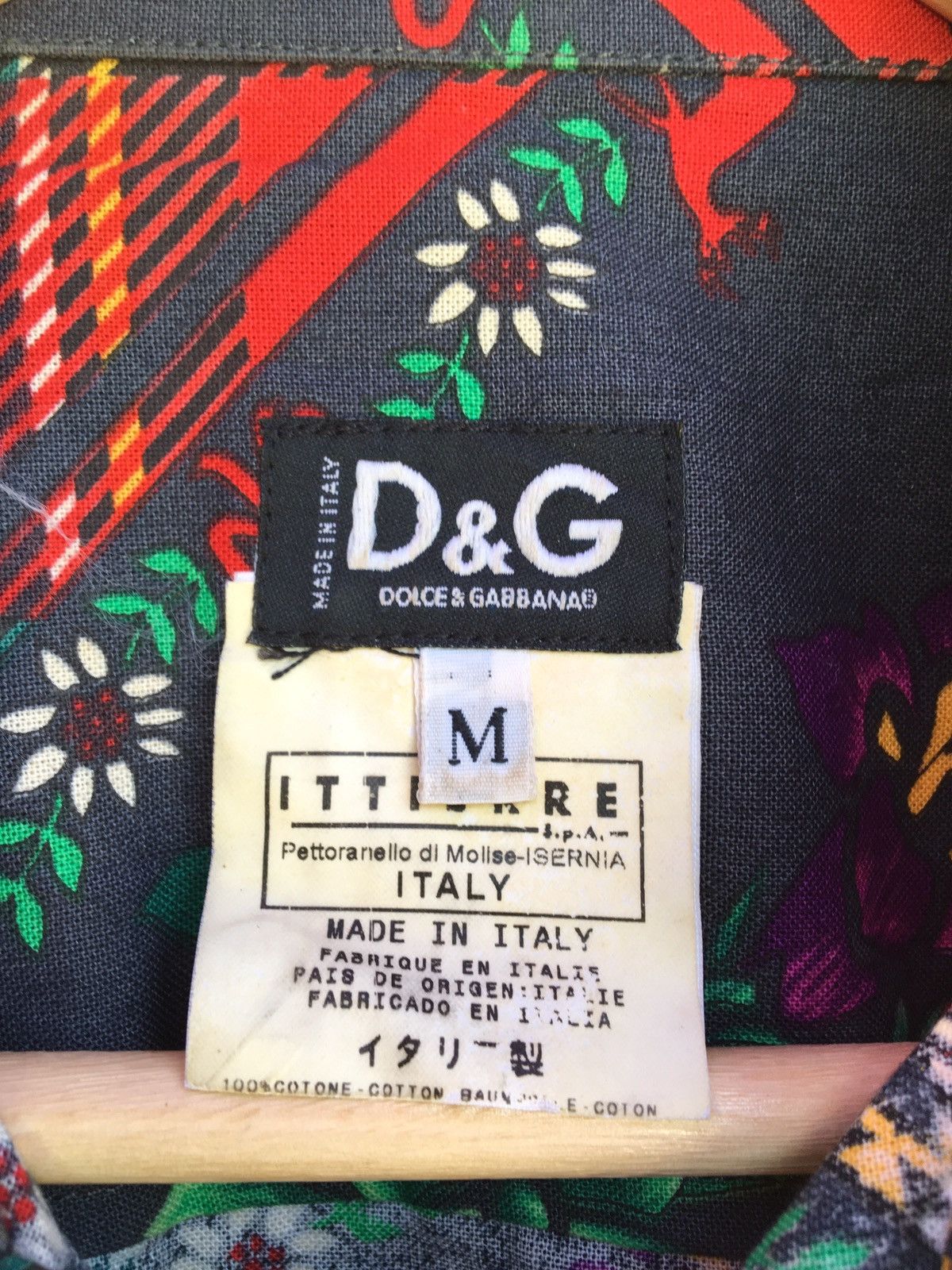 Dolce & Gabbana Dolce & Gabbana Floral Buttons Long sleeve Shirt Size US M / EU 48-50 / 2 - 14 Thumbnail