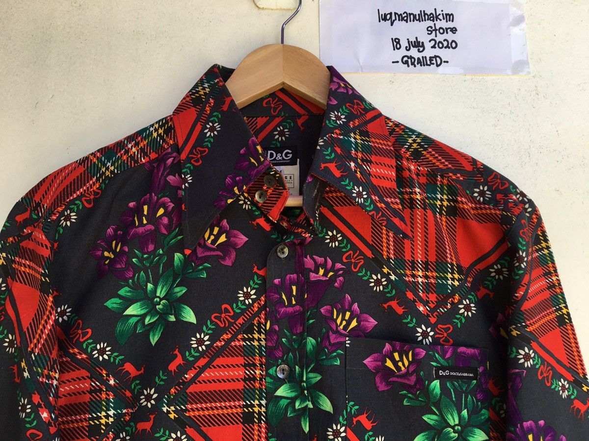 Dolce & Gabbana Dolce & Gabbana Floral Buttons Long sleeve Shirt Size US M / EU 48-50 / 2 - 6 Thumbnail
