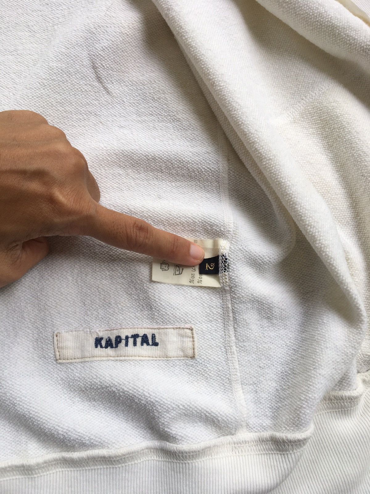 Kapital Rare Vintage Kapital Hoodie Sweatshirt Size US L / EU 52-54 / 3 - 14 Thumbnail