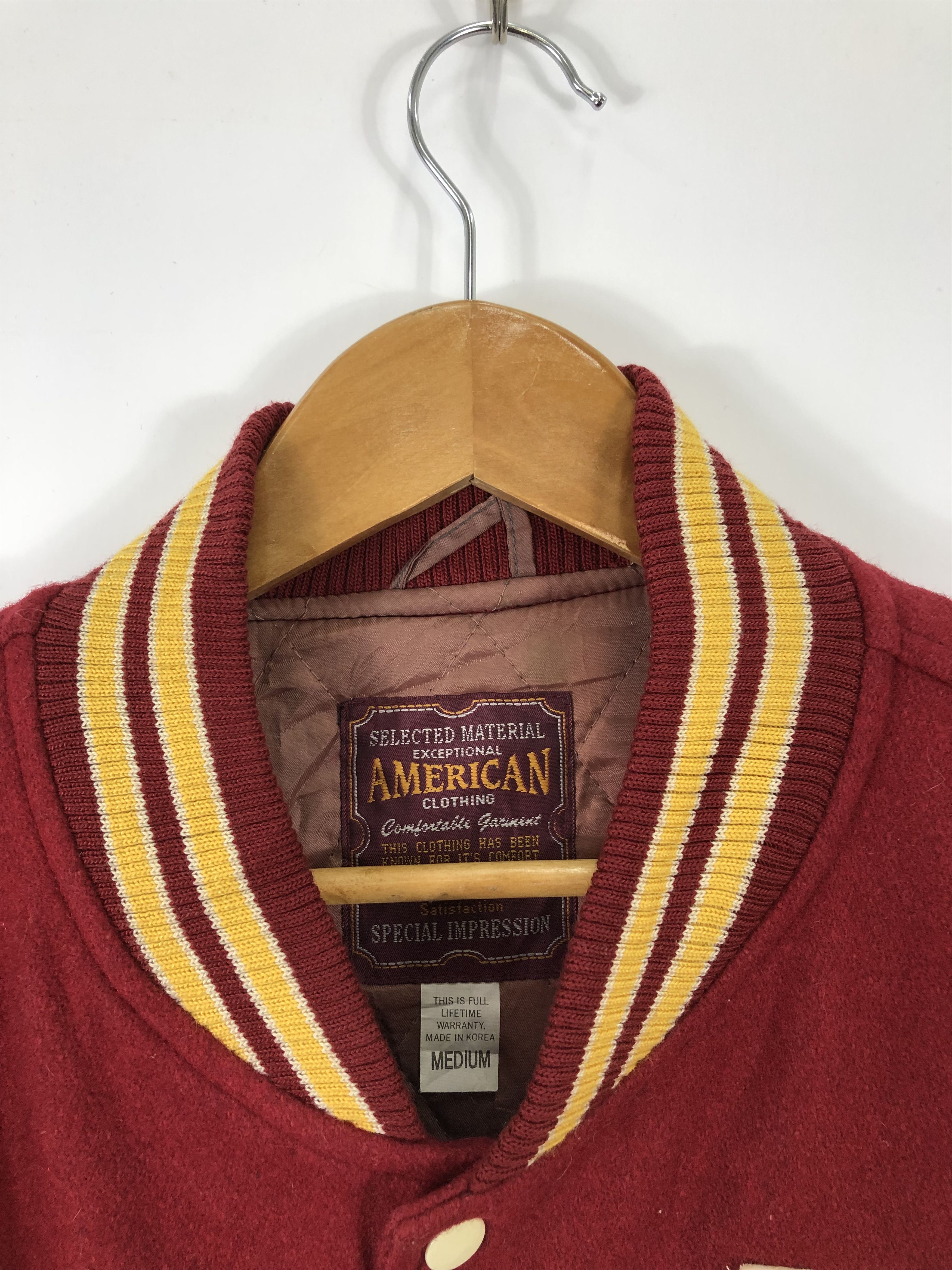 Vintage Vintage 80s American Baseball Jumper Varsity Leather V0224 Size US M / EU 48-50 / 2 - 7 Thumbnail