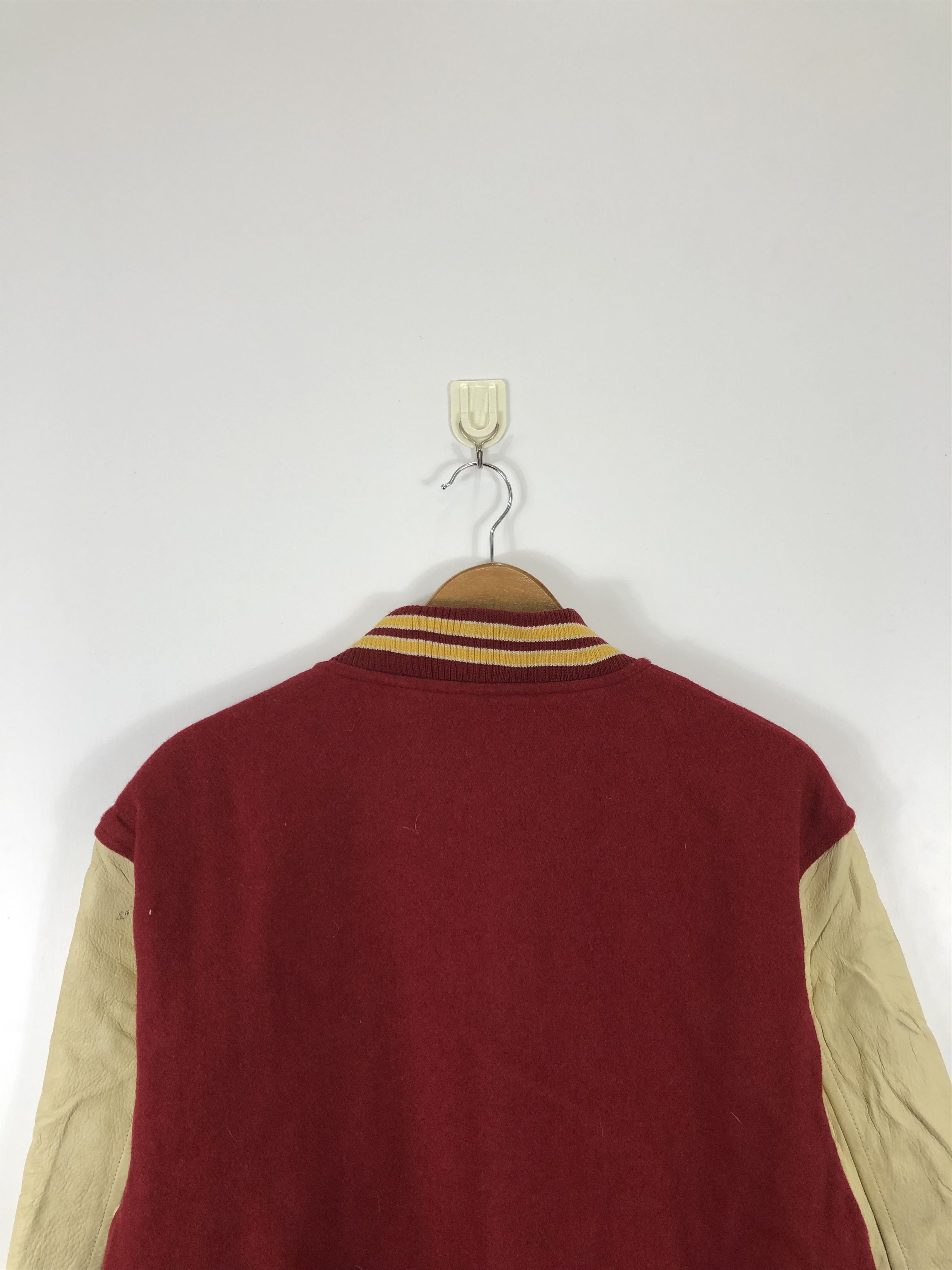 Vintage Vintage 80s American Baseball Jumper Varsity Leather V0224 Size US M / EU 48-50 / 2 - 4 Thumbnail