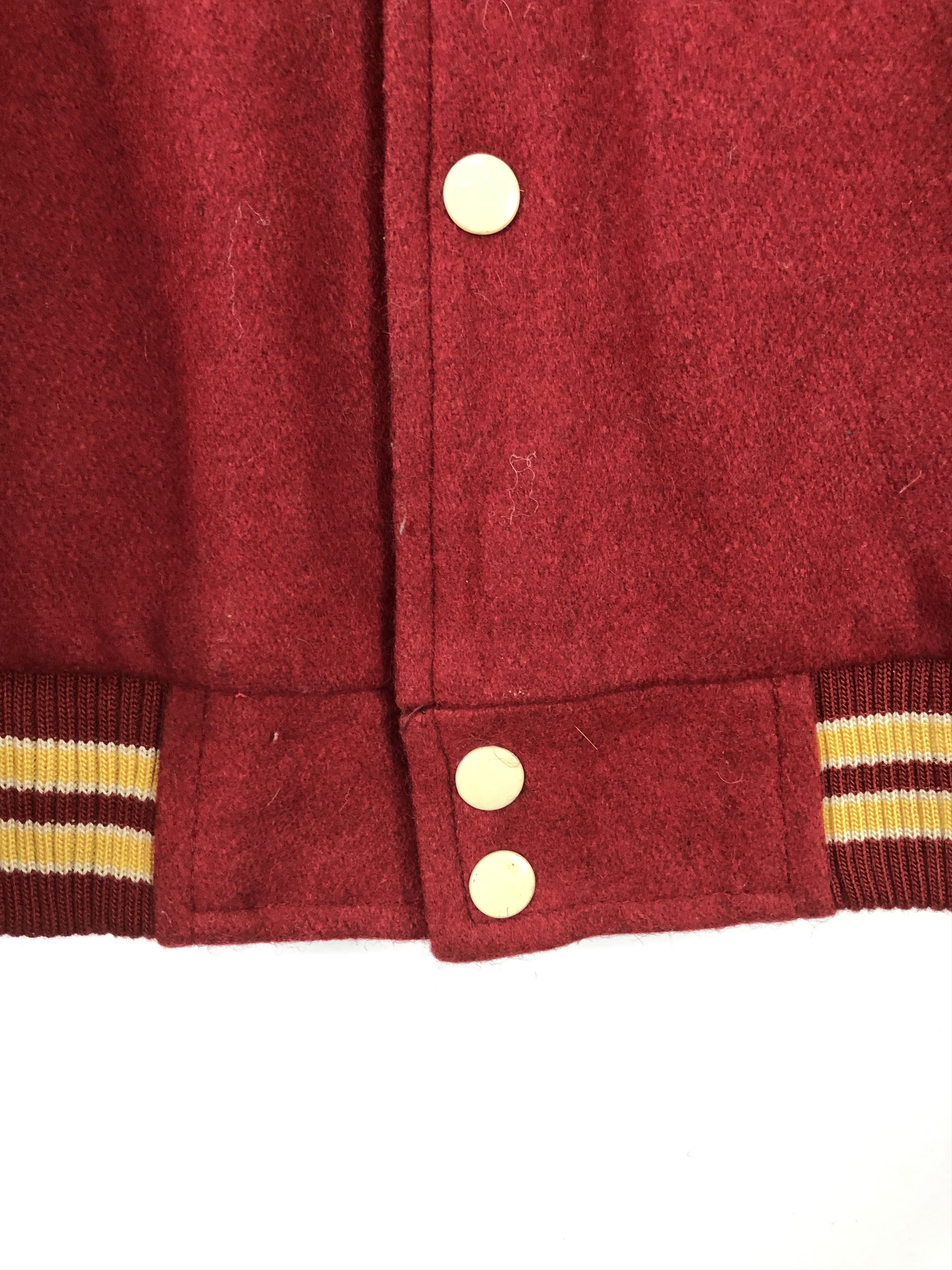 Vintage Vintage 80s American Baseball Jumper Varsity Leather V0224 Size US M / EU 48-50 / 2 - 6 Thumbnail