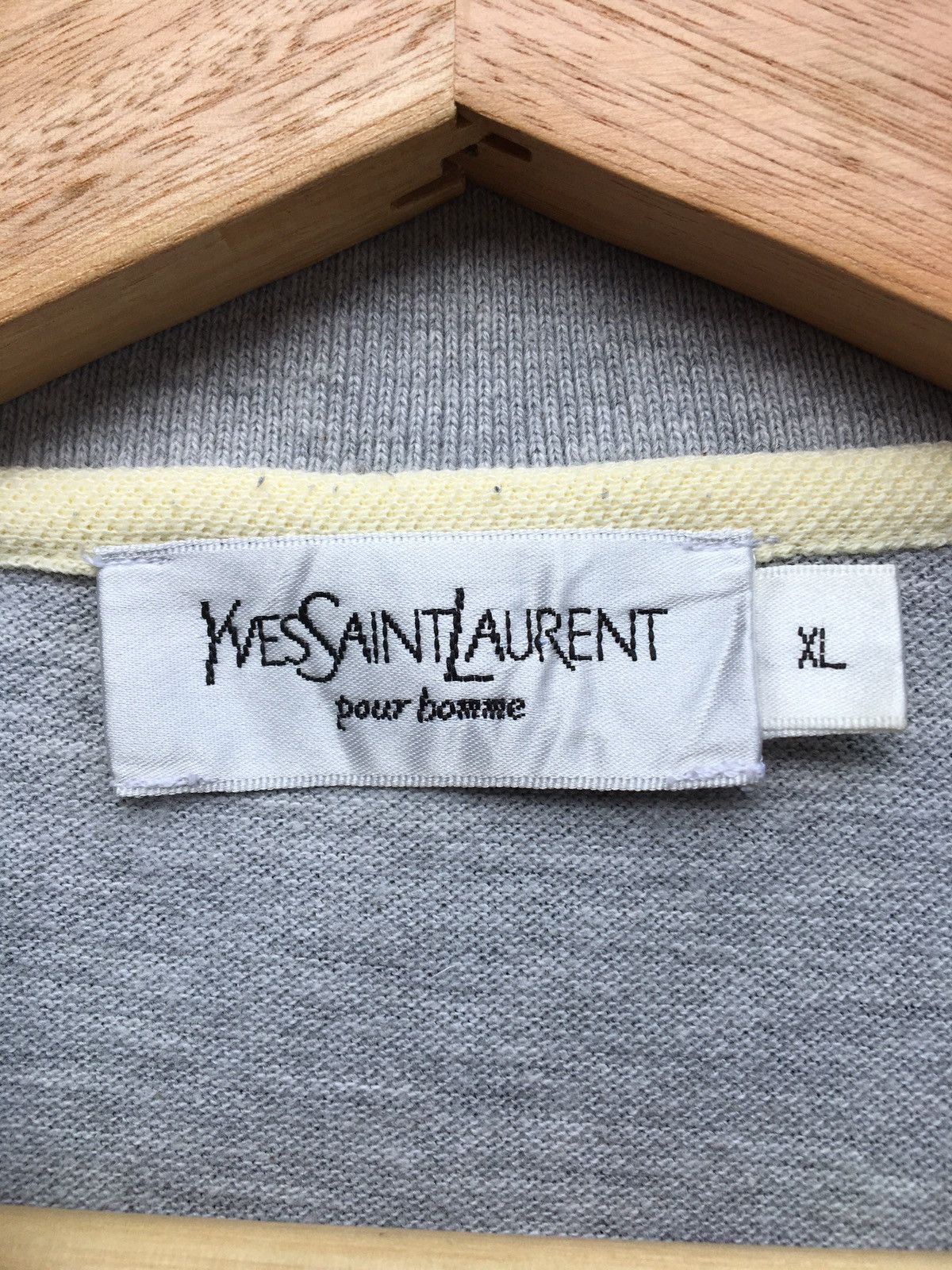 Yves Saint Laurent YSL Yves Saint Laurent Multi logos Polo Shirt Size US XL / EU 56 / 4 - 17 Thumbnail
