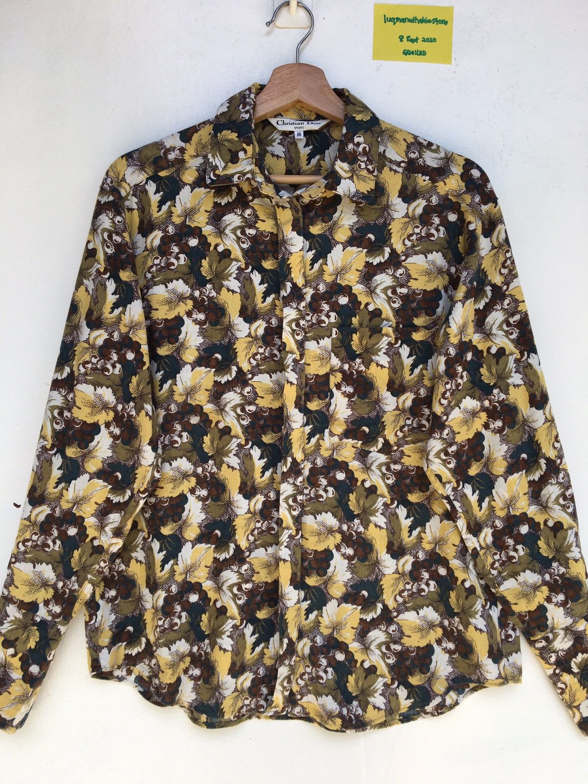 Christian Dior Monsieur Vintage Christian Dior Sport Floral All Over Shirt Size US M / EU 48-50 / 2 - 4 Thumbnail