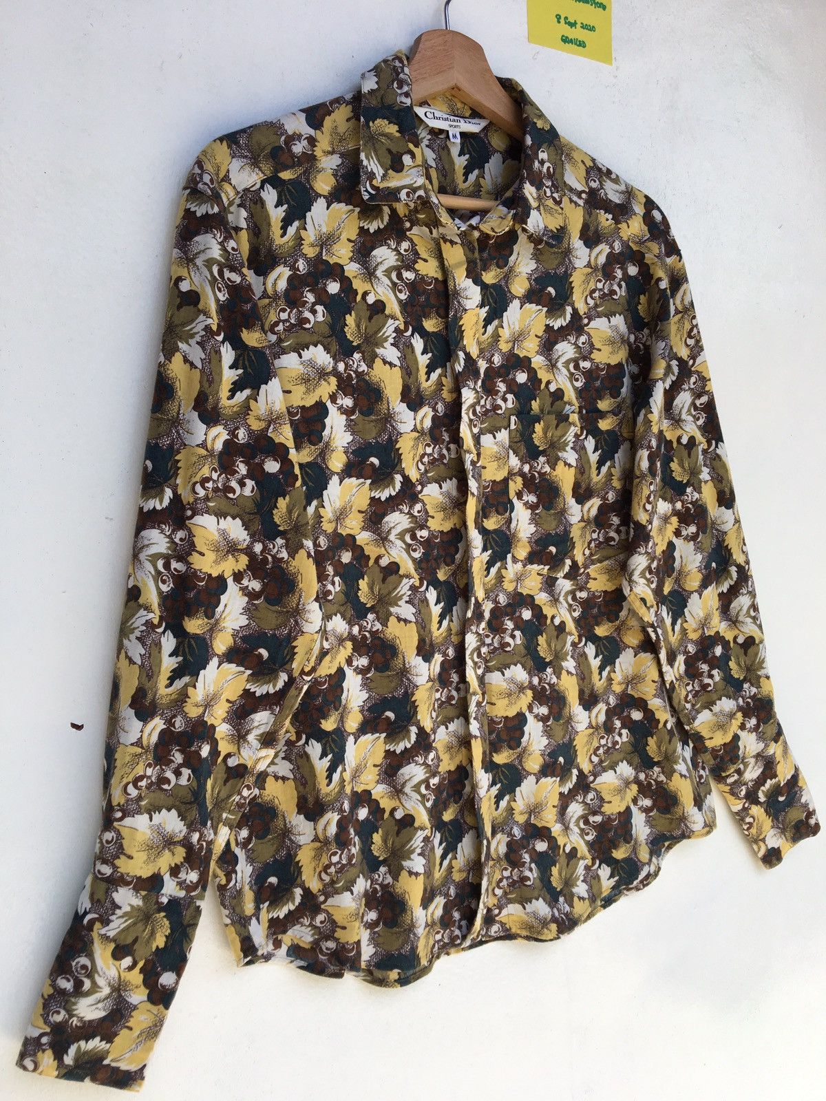 Christian Dior Monsieur Vintage Christian Dior Sport Floral All Over Shirt Size US M / EU 48-50 / 2 - 2 Thumbnail