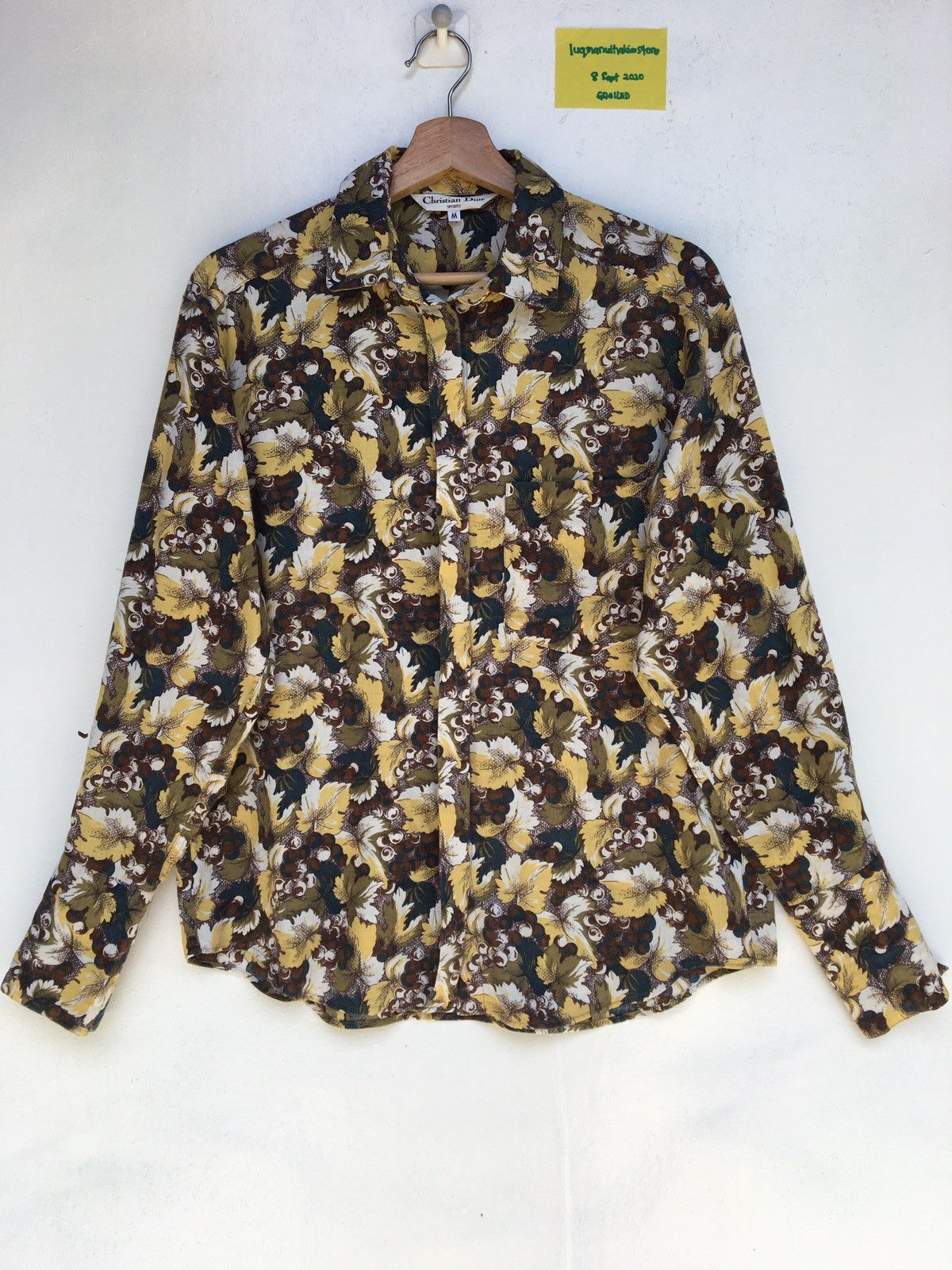 Christian Dior Monsieur Vintage Christian Dior Sport Floral All Over Shirt Size US M / EU 48-50 / 2 - 1 Thumbnail