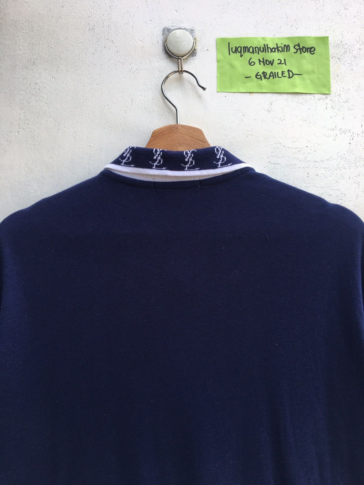 Yves Saint Laurent Vintage YSL Yves Saint Laurent Spellout Polo Shirt Size US M / EU 48-50 / 2 - 19 Thumbnail