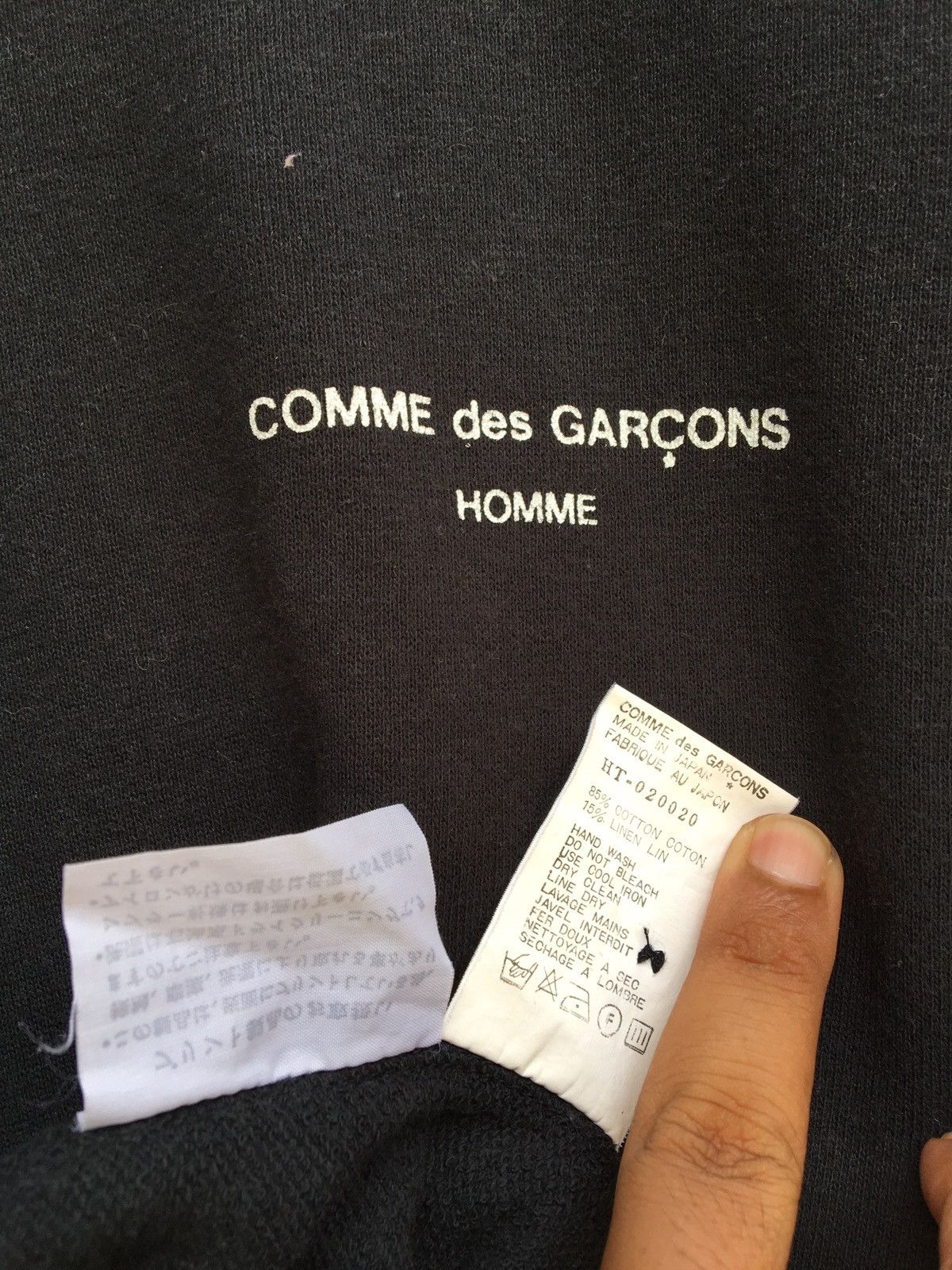 Comme des Garcons Rare CDG COmme Des Garcons AD1992 Short Sleeve Sweatshirt Size US M / EU 48-50 / 2 - 8 Thumbnail