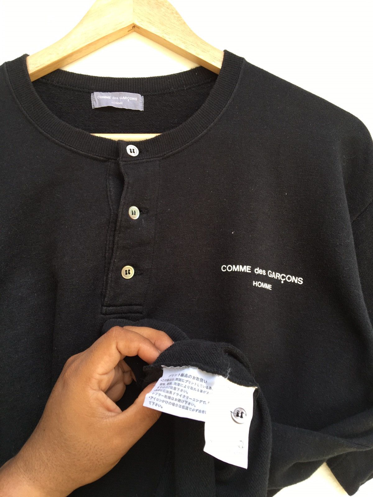 Comme des Garcons Rare CDG COmme Des Garcons AD1992 Short Sleeve Sweatshirt Size US M / EU 48-50 / 2 - 6 Thumbnail