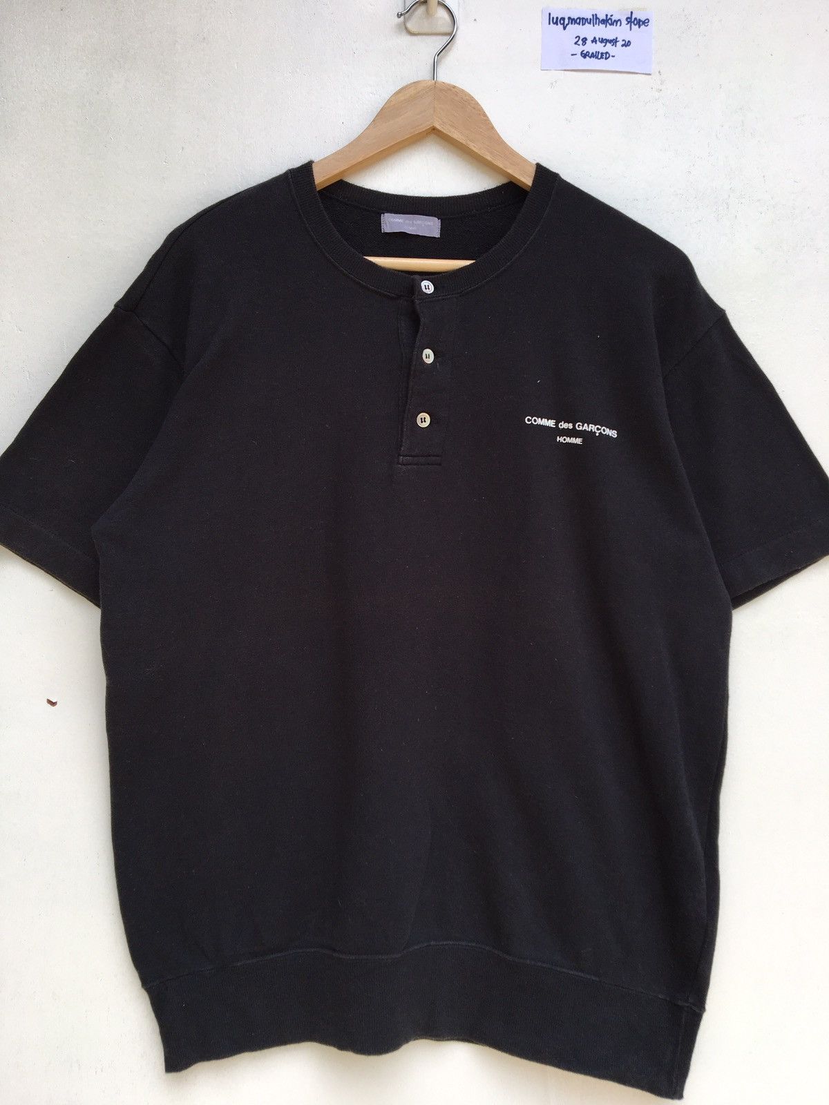 Comme des Garcons Rare CDG COmme Des Garcons AD1992 Short Sleeve Sweatshirt Size US M / EU 48-50 / 2 - 2 Thumbnail