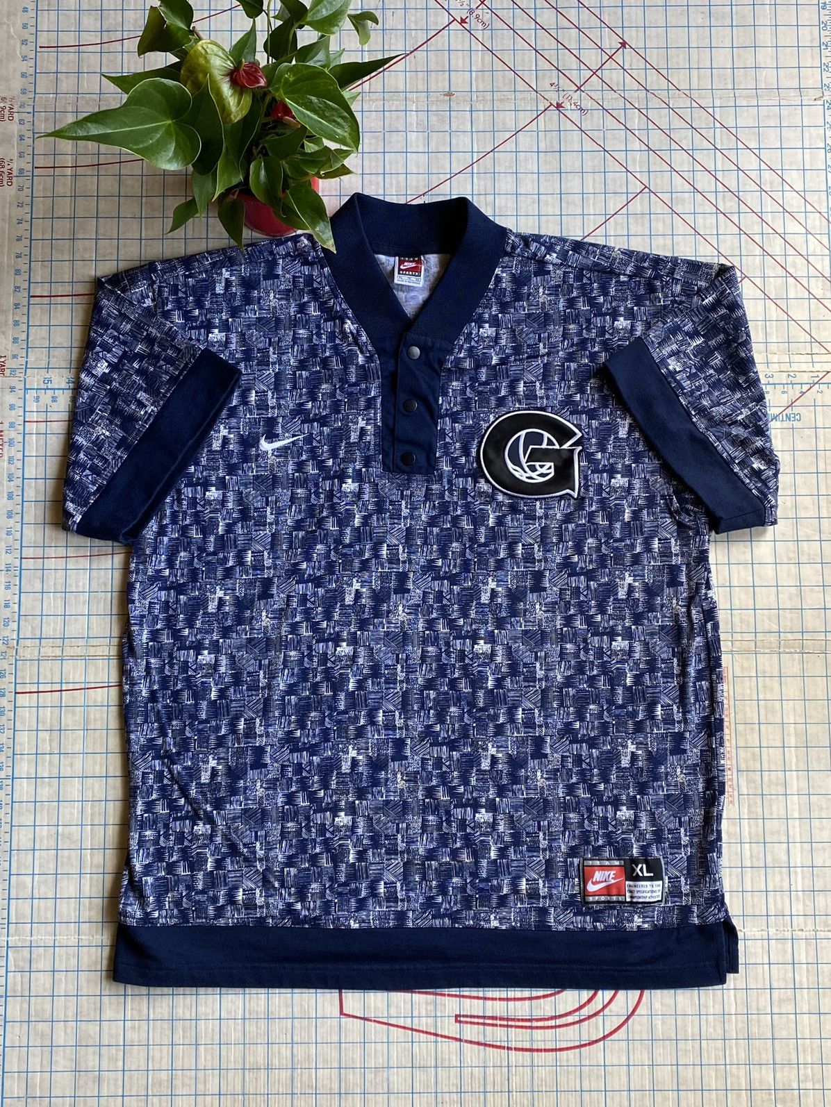 Vintage Nike Georgetown Hoyas Shooting outlet Warmup Shirt Size XL