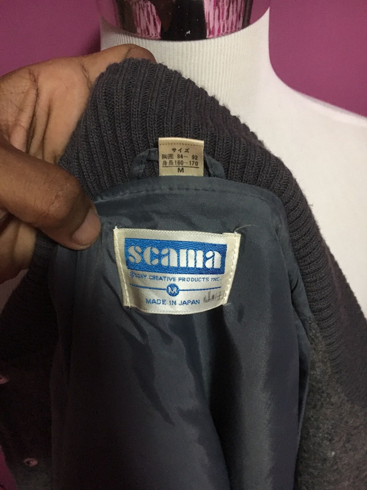 Japanese Brand SCAMA GREY SIZE M JACKET VERSITY WOOL JAPAN Size US M / EU 48-50 / 2 - 5 Thumbnail