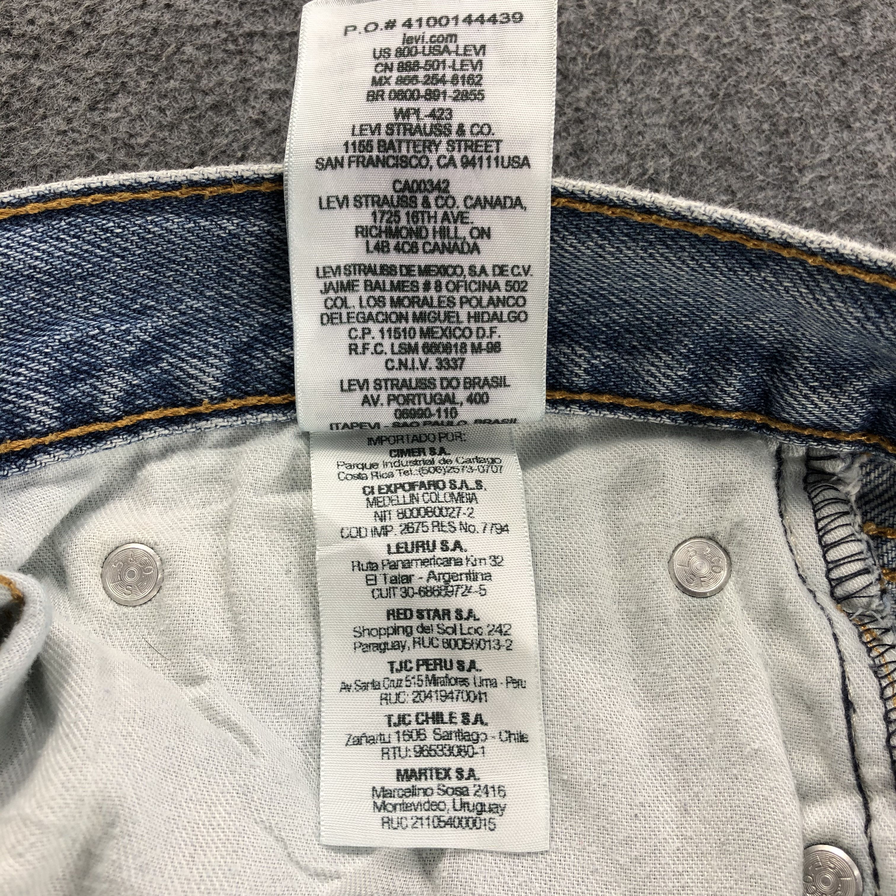 Levi's Light Washed Levis 505 Vintage Jeans -J1086 Size US 38 / EU 54 - 12 Thumbnail