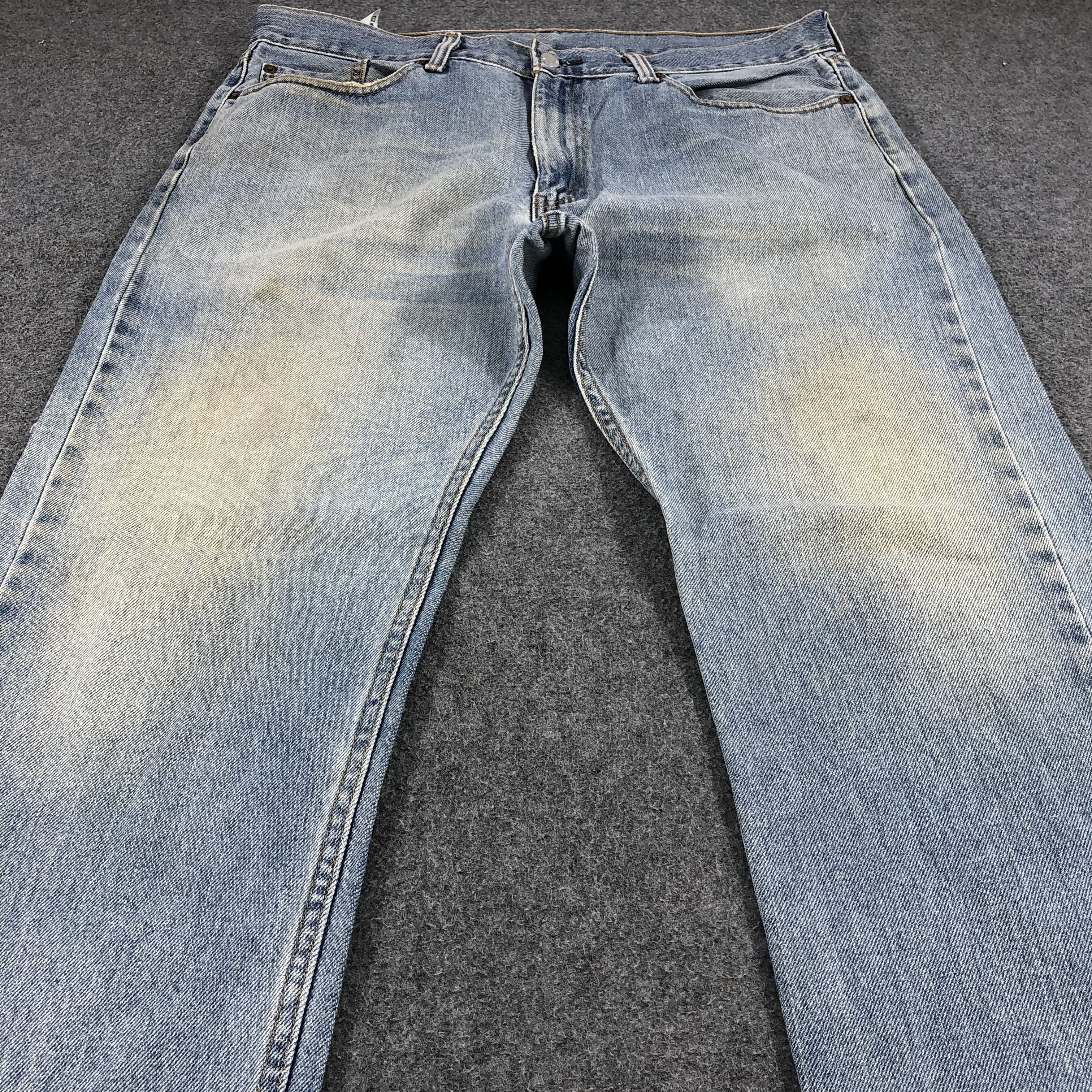 Levi's Light Washed Levis 505 Vintage Jeans -J1086 Size US 38 / EU 54 - 3 Thumbnail