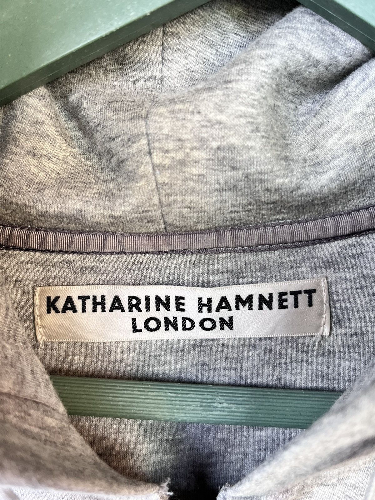 Designer Vintage Katharine Hamnett Full Zip Sweater Hoodie Size L / US 10 / IT 46 - 6 Thumbnail