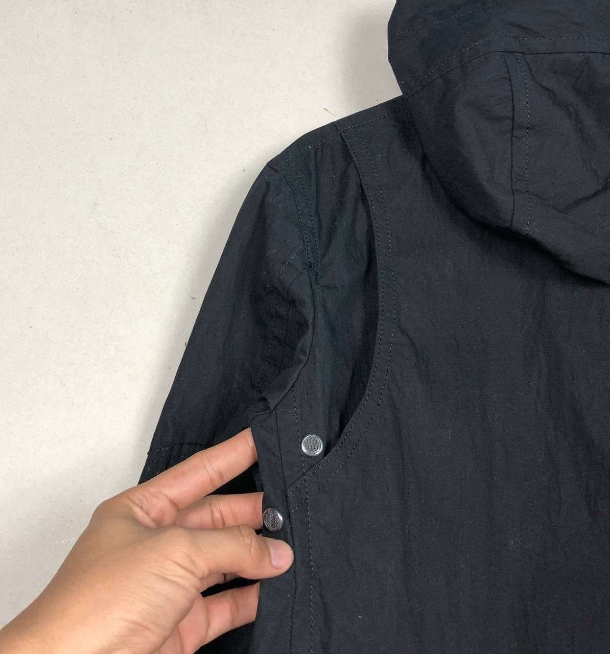 Yohji Yamamoto Y's Yohji Yamamoto Hooded Long Coat Jacket Black Japan Sz 2 Size US M / EU 48-50 / 2 - 7 Thumbnail
