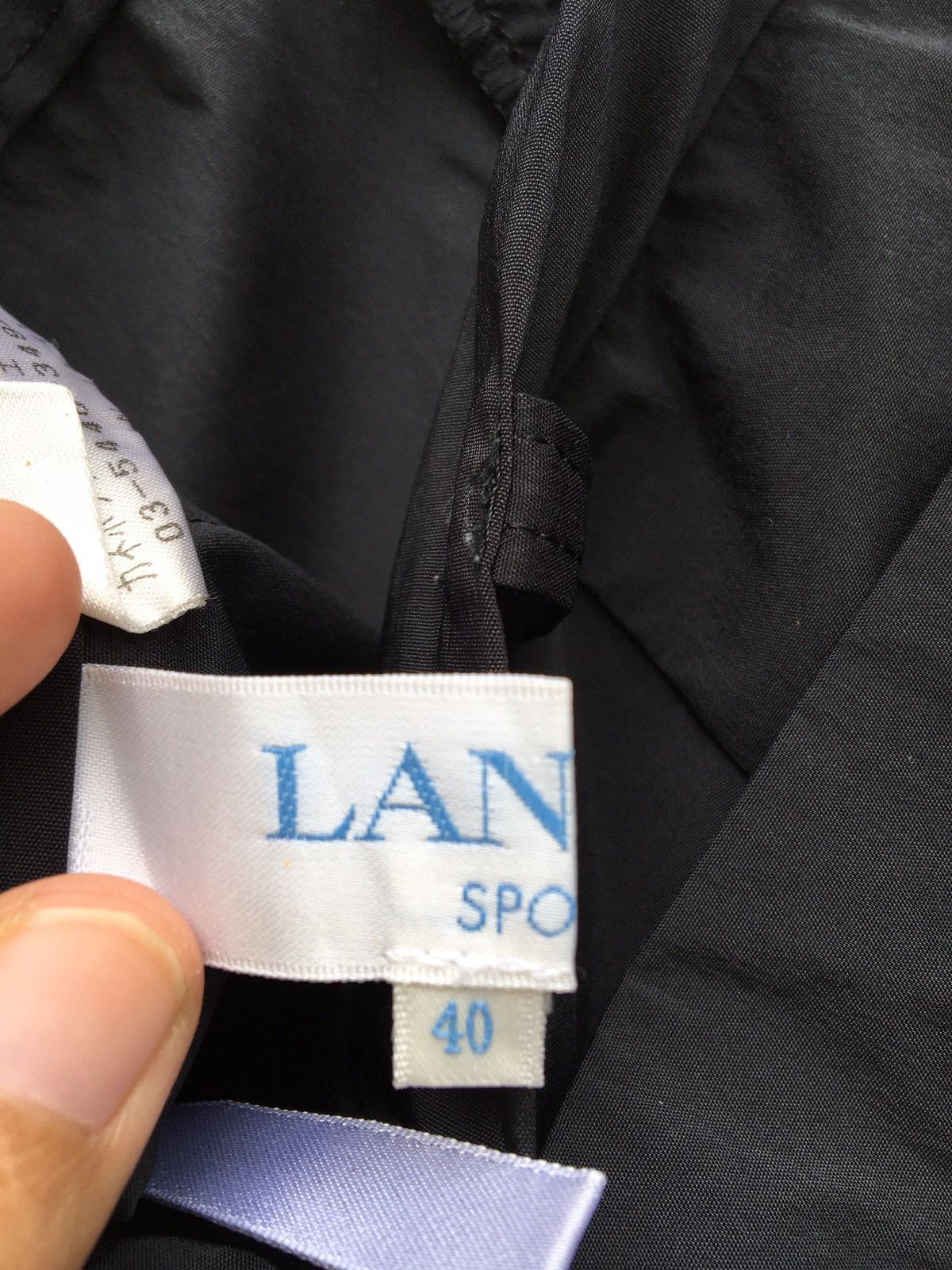 Lanvin Lanvin Men Sports Trackpants in Black Size US 30 / EU 46 - 13 Thumbnail