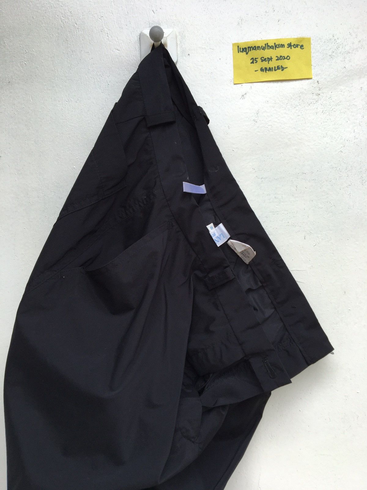 Lanvin Lanvin Men Sports Trackpants in Black Size US 30 / EU 46 - 1 Thumbnail