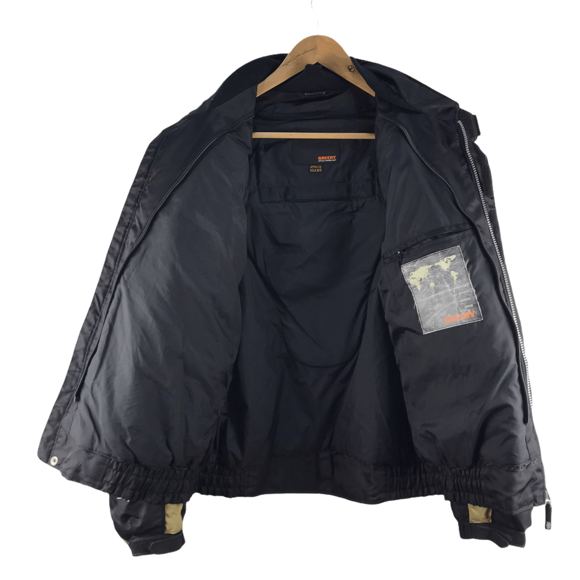 Japanese Brand Vintage Greedy Racing Jacket Size US L / EU 52-54 / 3 - 3 Thumbnail