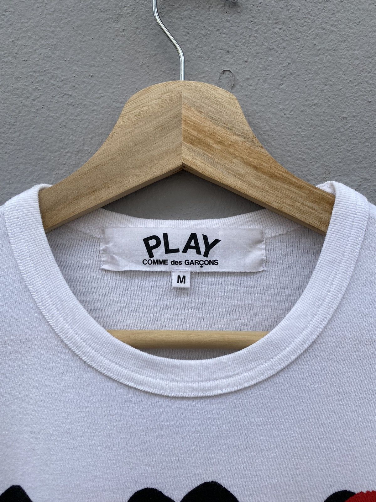 Comme des Garcons AD2016 comme des garçons play holiday emoji hearts tee Size US M / EU 48-50 / 2 - 2 Thumbnail