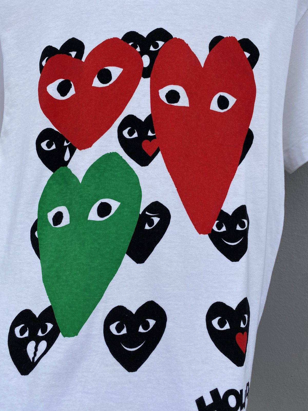 Comme des Garcons AD2016 comme des garçons play holiday emoji hearts tee Size US M / EU 48-50 / 2 - 5 Thumbnail