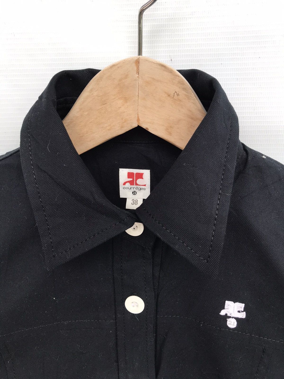 Courreges × Designer COURREGES PARIS SMALL LOGO ZIPPER SWEATER LARGE SIZE Size US S / EU 44-46 / 1 - 3 Thumbnail