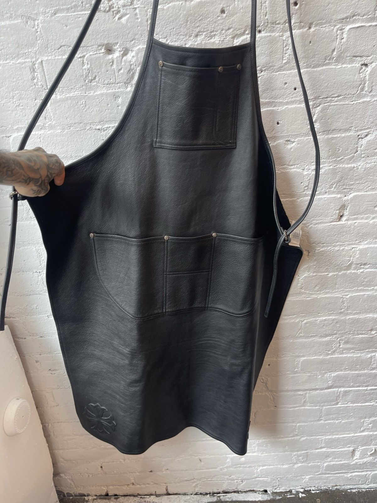 Chrome Hearts Chrome Hearts 1/1 Butcher Style LEATHER Overalls Apron Size US 34 / EU 50 - 4 Thumbnail