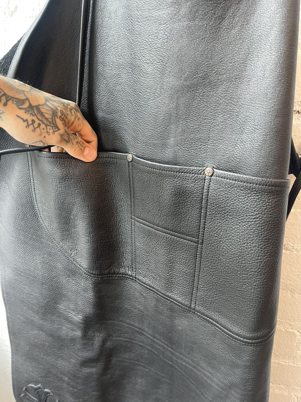 Chrome Hearts Chrome Hearts 1/1 Butcher Style LEATHER Overalls Apron Size US 34 / EU 50 - 7 Thumbnail