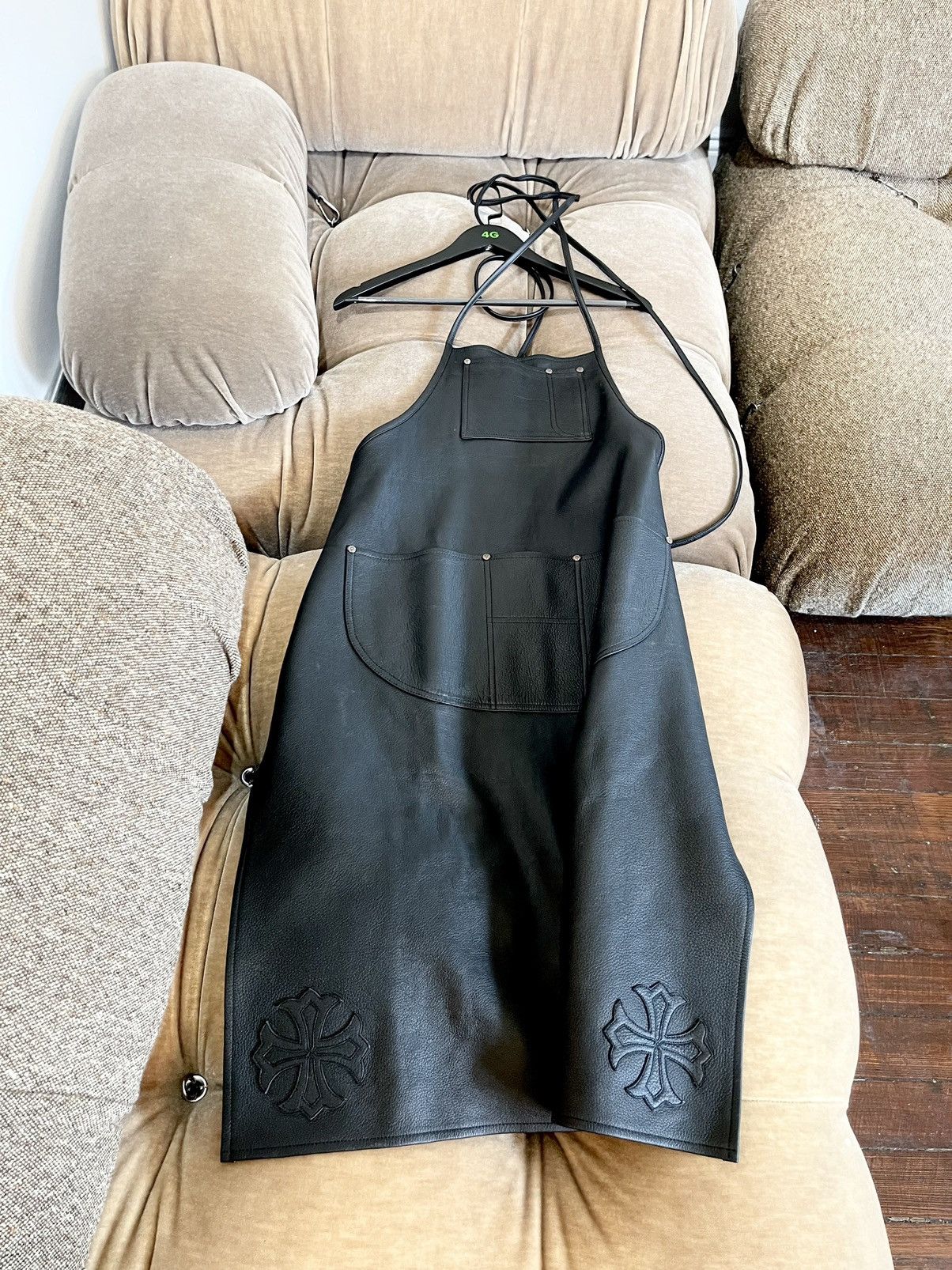 Chrome Hearts Chrome Hearts 1/1 Butcher Style LEATHER Overalls Apron Size US 34 / EU 50 - 17 Thumbnail