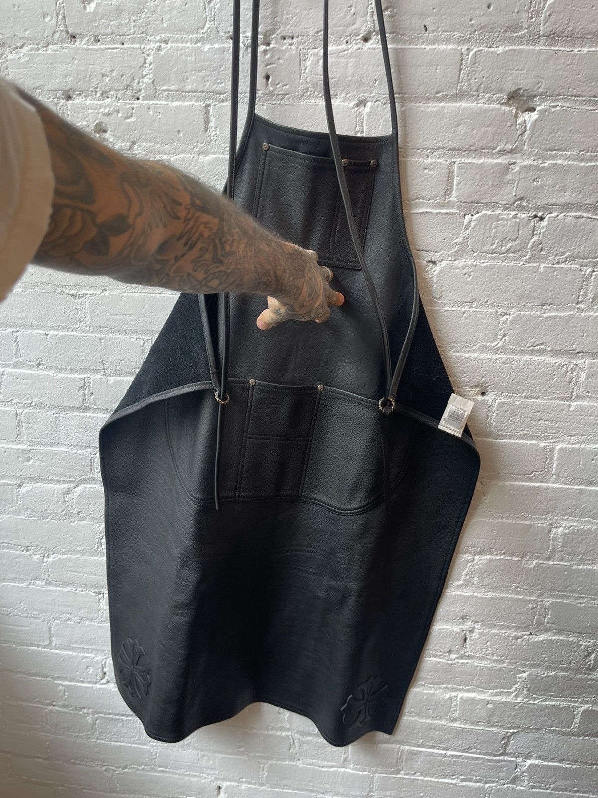 Chrome Hearts Chrome Hearts 1/1 Butcher Style LEATHER Overalls Apron Size US 34 / EU 50 - 12 Thumbnail