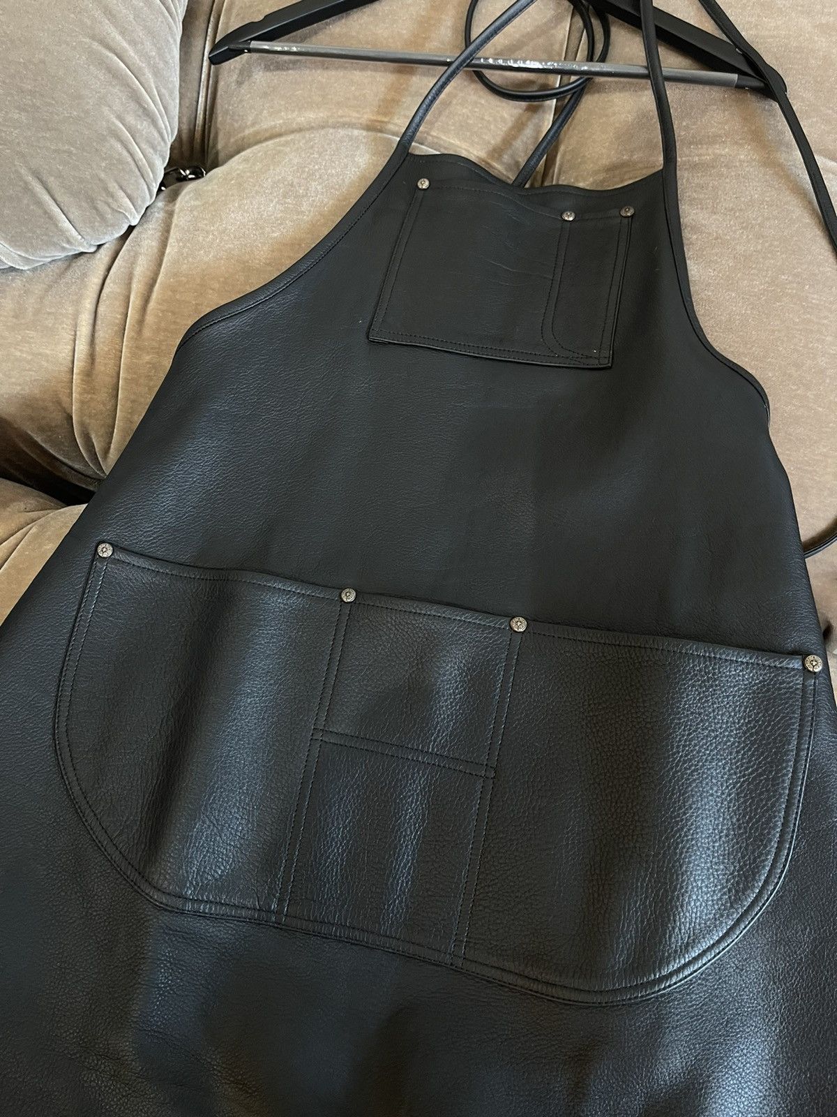 Chrome Hearts Chrome Hearts 1/1 Butcher Style LEATHER Overalls Apron Size US 34 / EU 50 - 20 Thumbnail