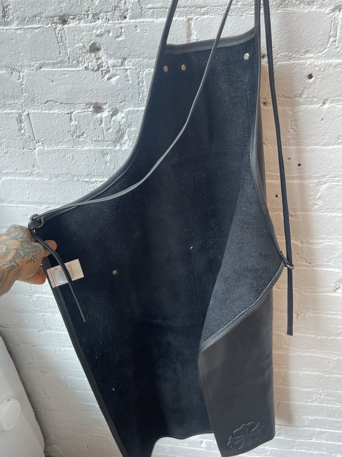 Chrome Hearts Chrome Hearts 1/1 Butcher Style LEATHER Overalls Apron Size US 34 / EU 50 - 13 Thumbnail