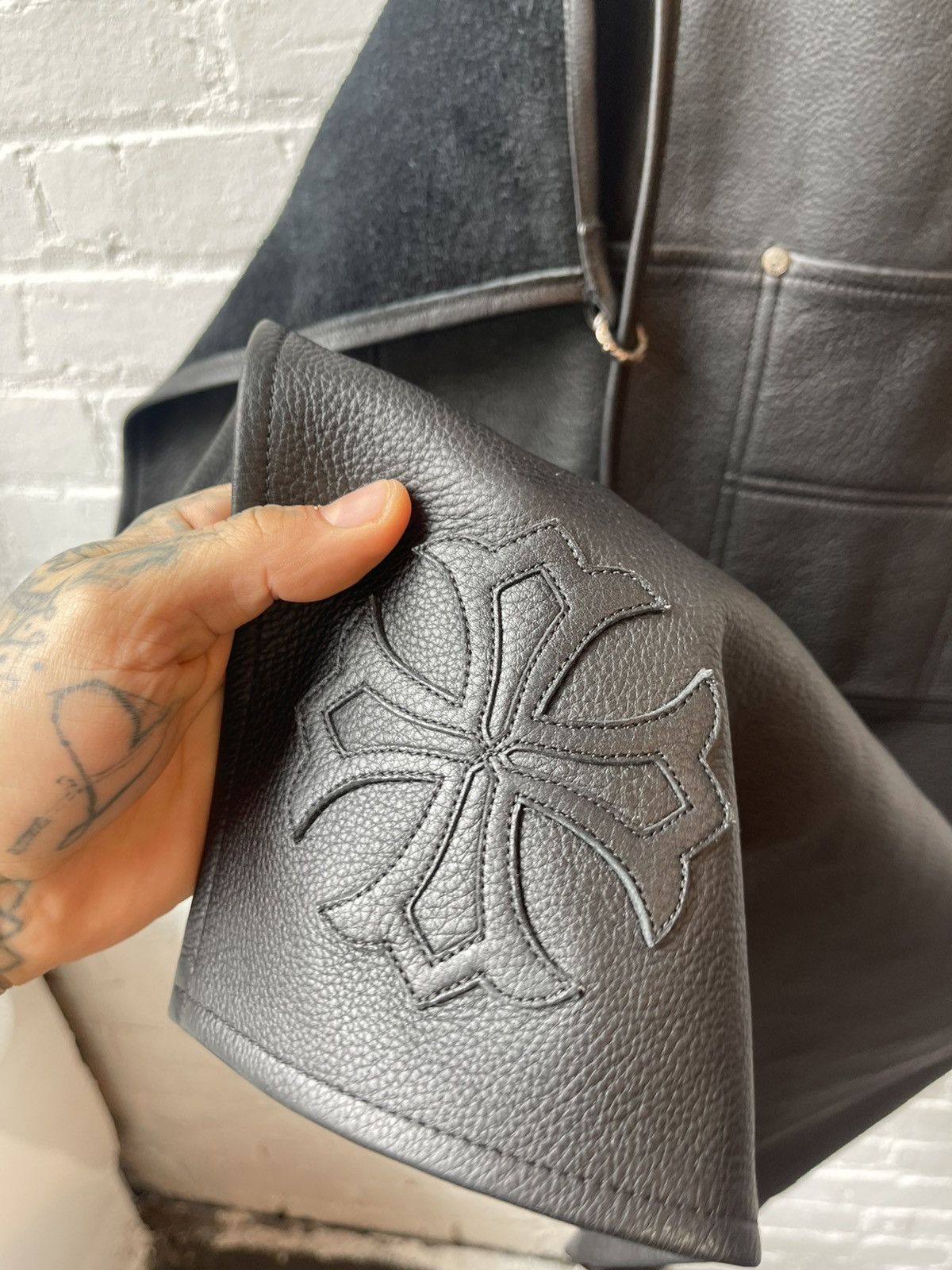 Chrome Hearts Chrome Hearts 1/1 Butcher Style LEATHER Overalls Apron Size US 34 / EU 50 - 8 Thumbnail