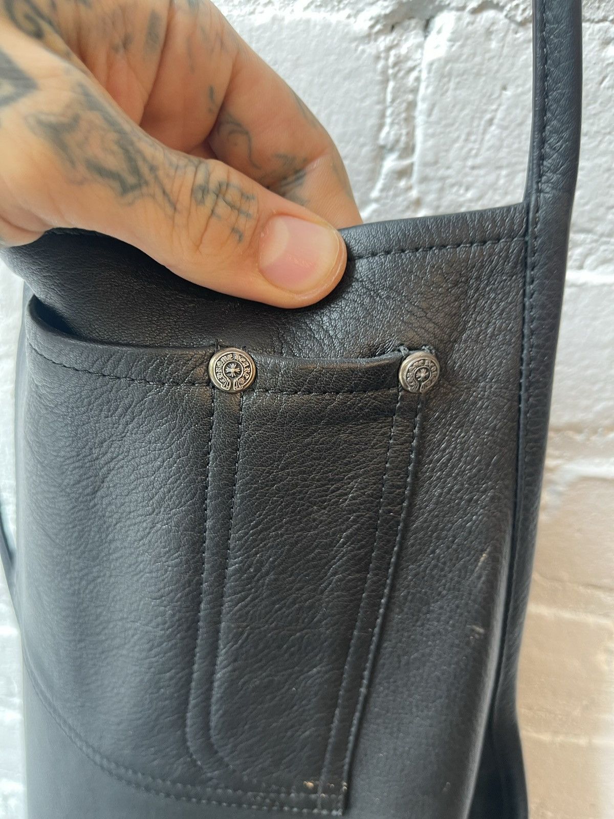 Chrome Hearts Chrome Hearts 1/1 Butcher Style LEATHER Overalls Apron Size US 34 / EU 50 - 16 Thumbnail