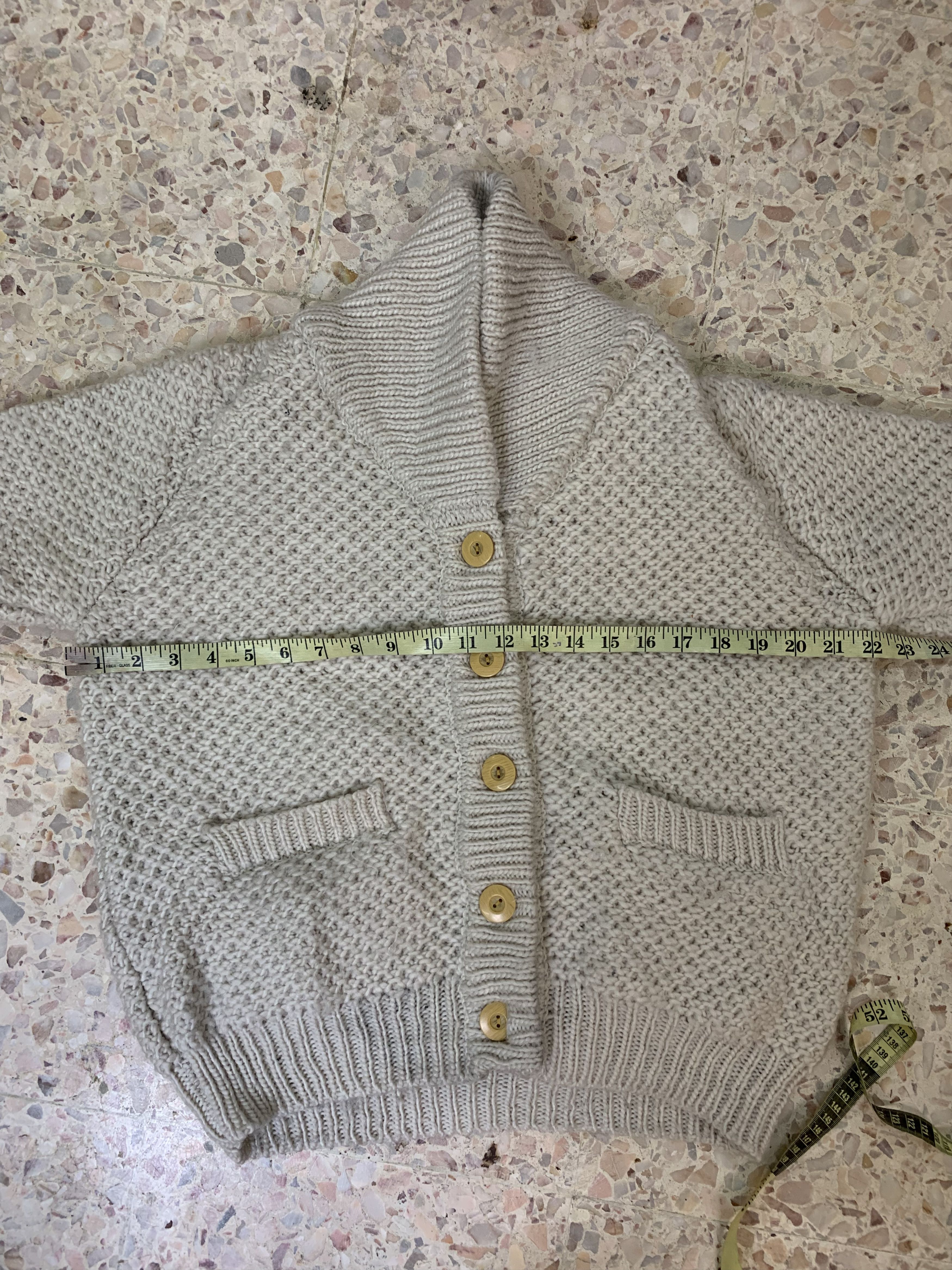 Japanese Brand Cable Knit Cardigan Vintage Japanese Branded Streetwear Size L / US 10 / IT 46 - 23 Thumbnail